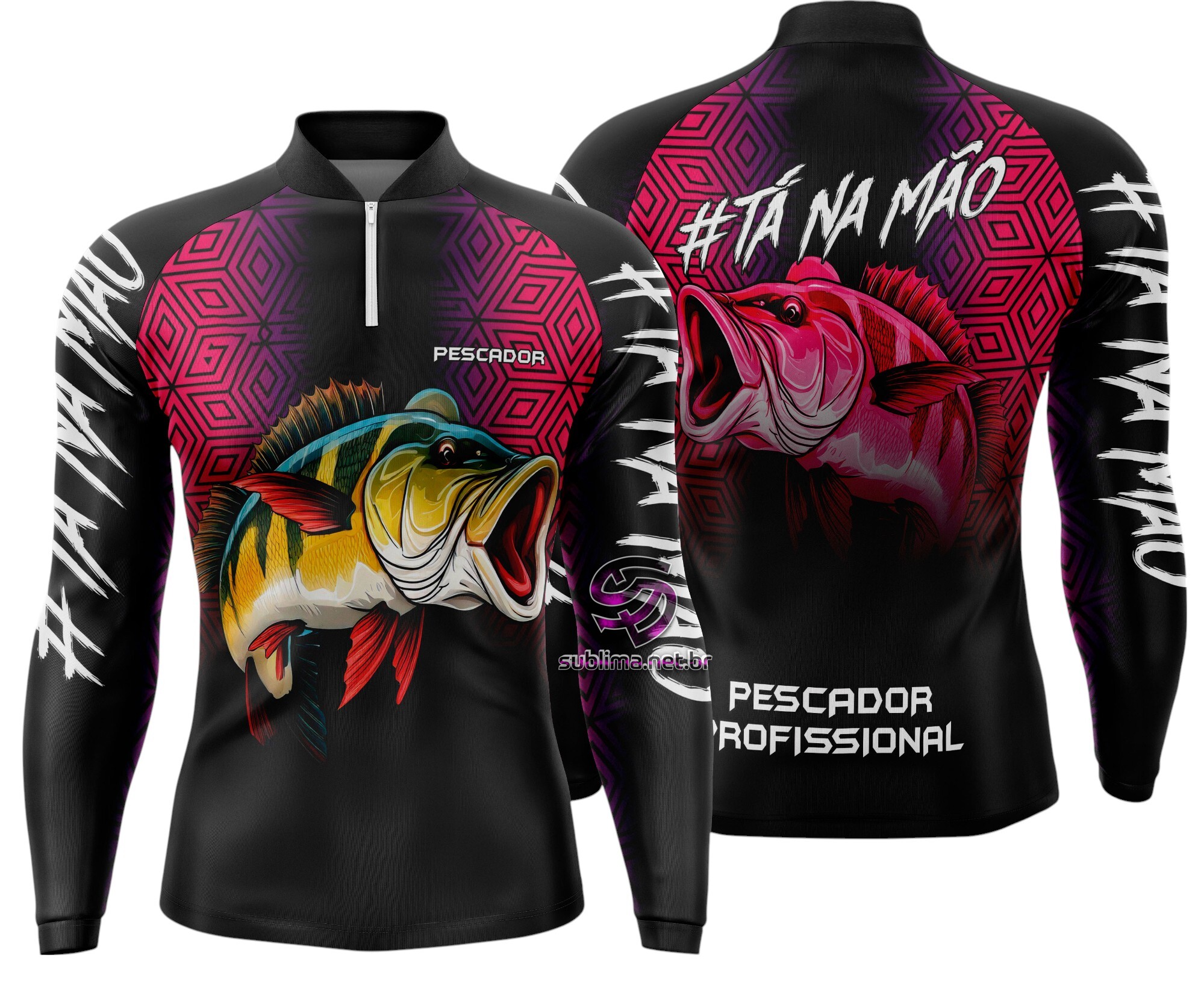 Arte Vetor Camisa Pesca-Mod-0078
