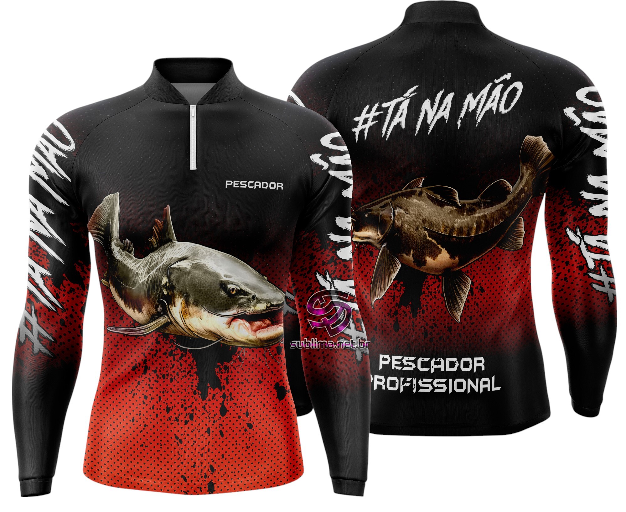 Arte Vetor Camisa Pesca-Mod-0098