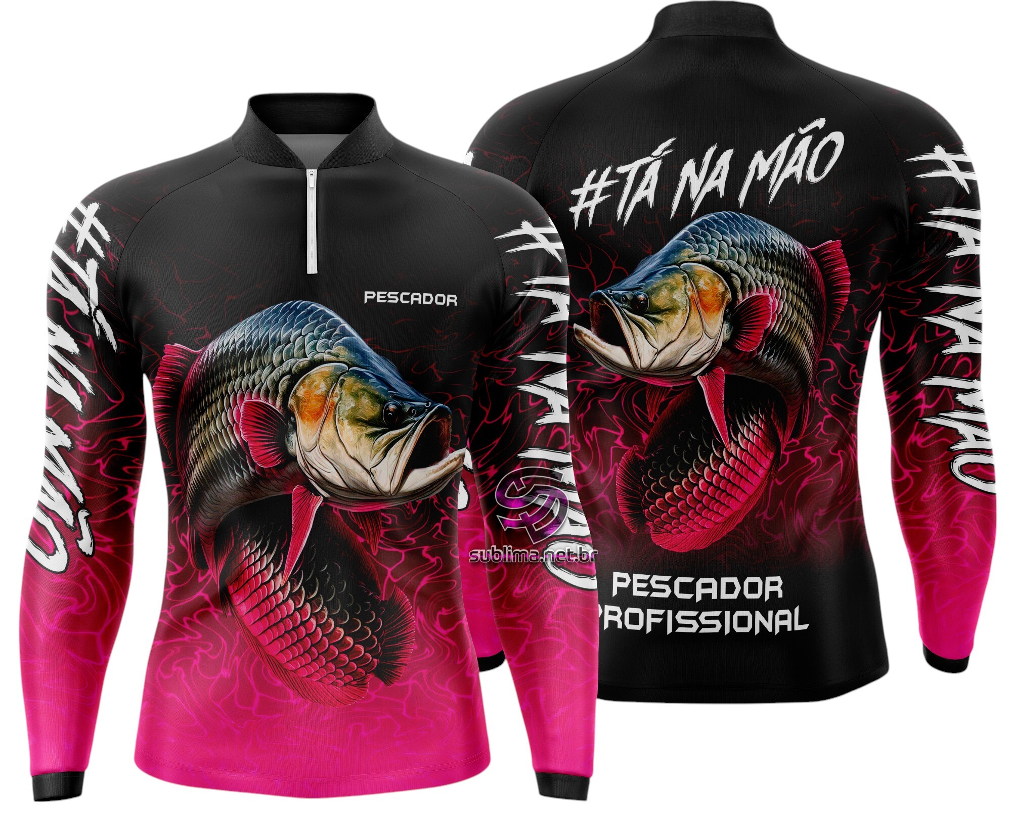 Arte Vetor Camisa Pesca-Mod-0113
