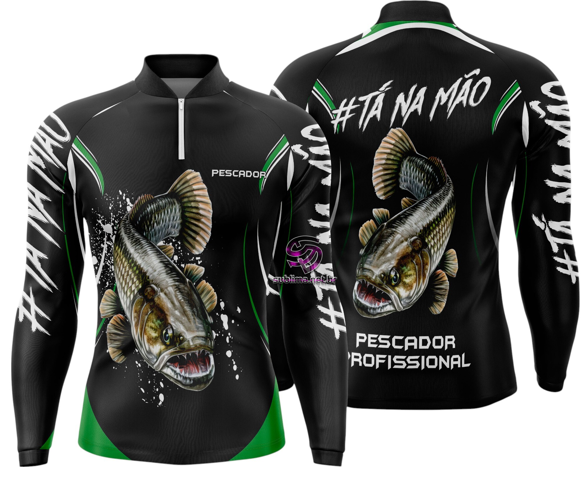 Arte Vetor Camisa Pesca-Mod-0130