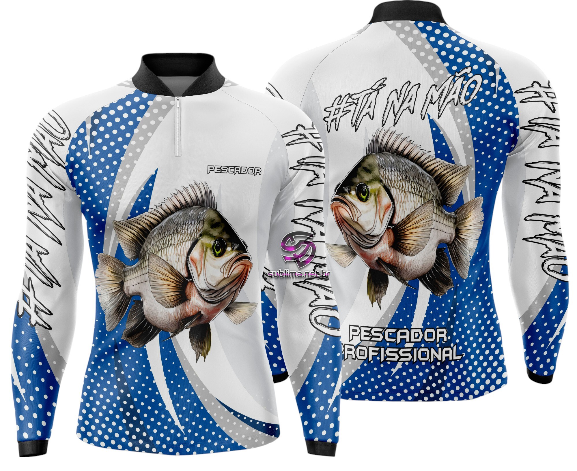Arte Vetor Camisa Pesca-Mod-0146