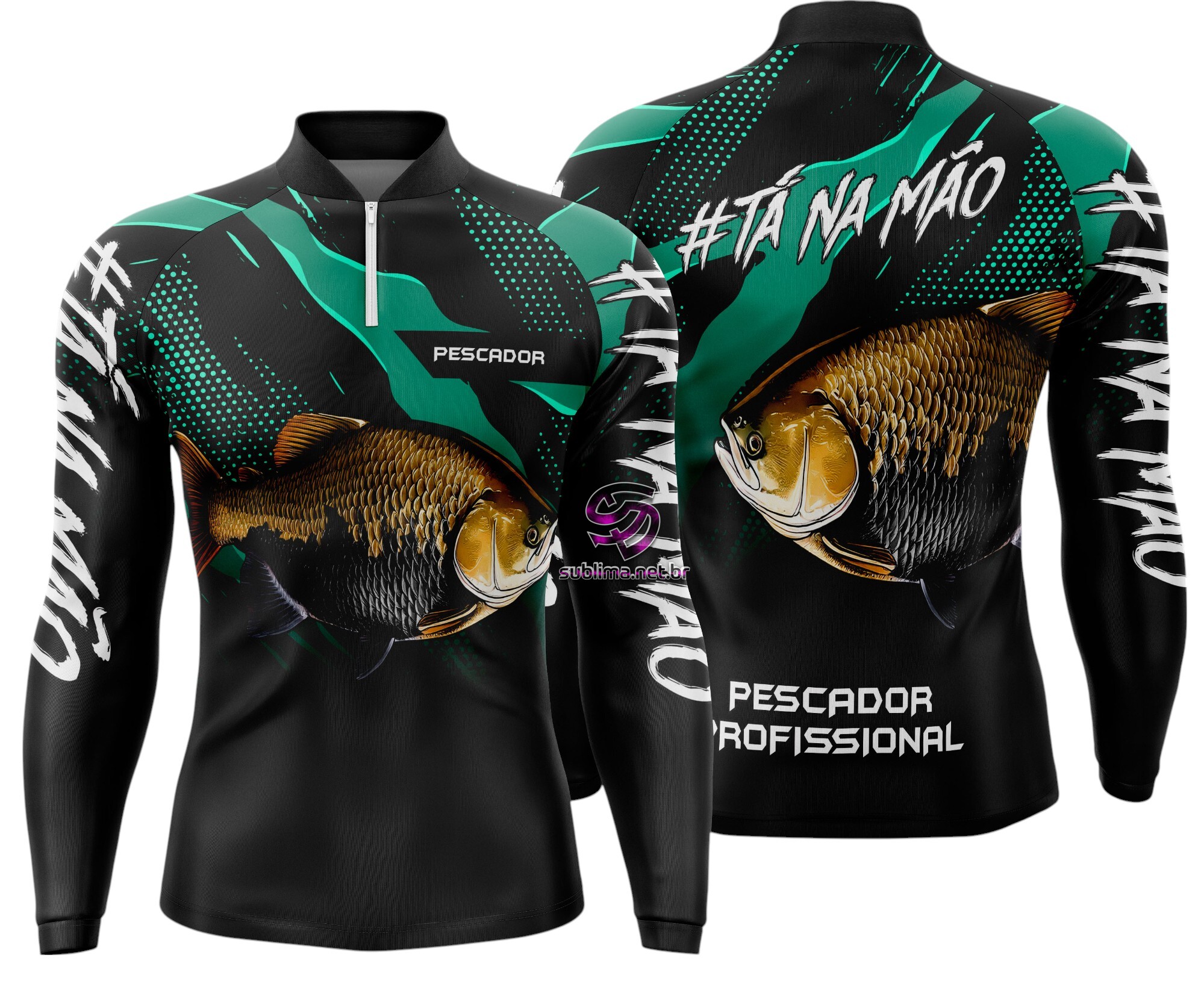 Arte Vetor Camisa Pesca-Mod-0148