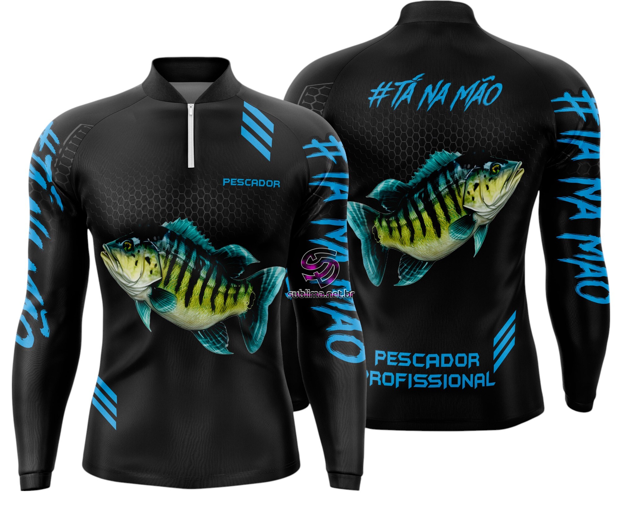 Arte Vetor Camisa Pesca-Mod-0152