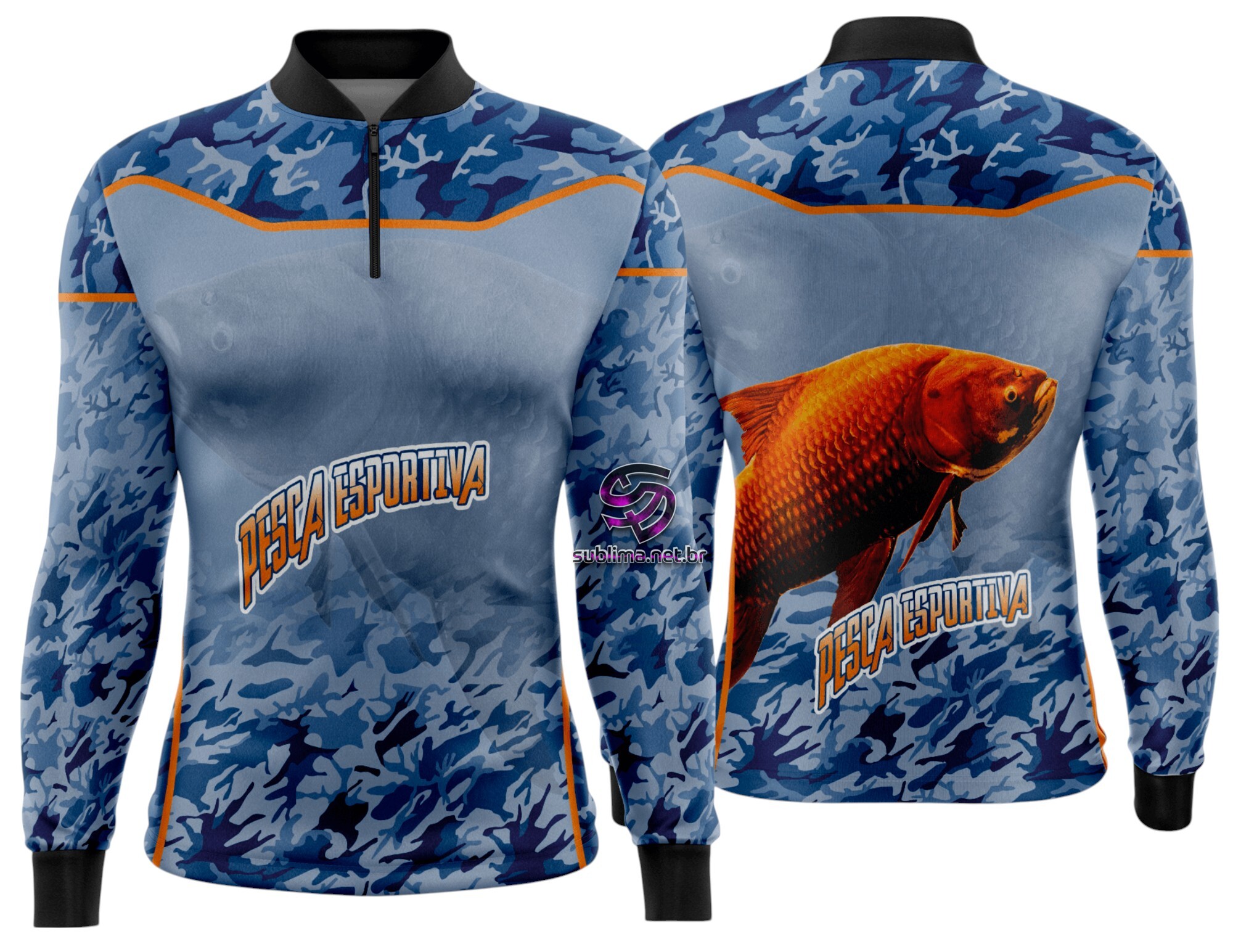 Arte Vetor Camisa Pesca-Mod-0179