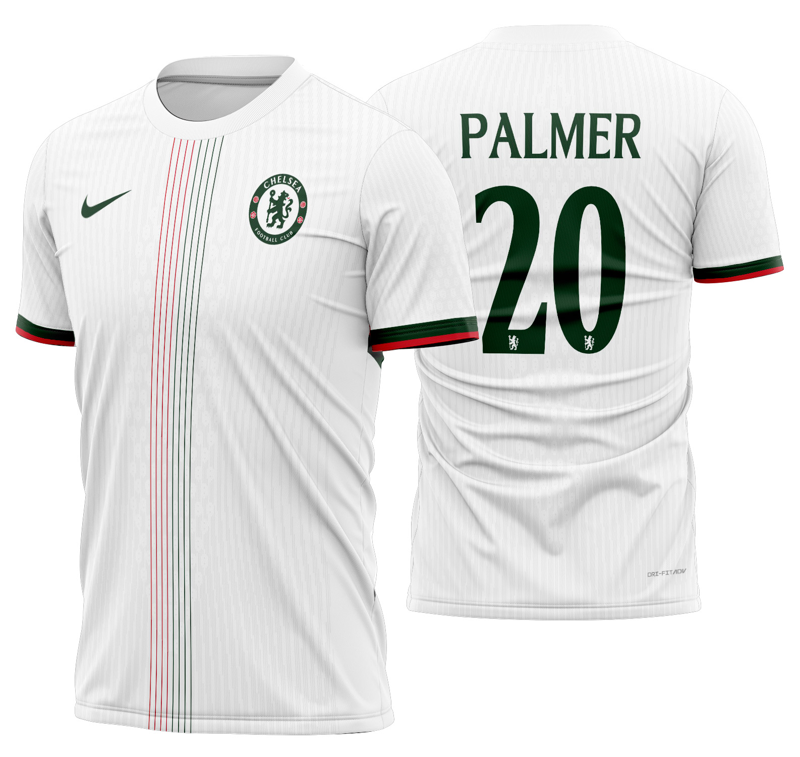 Arte Vetor Camisa Chelsea Visita 2025-2026