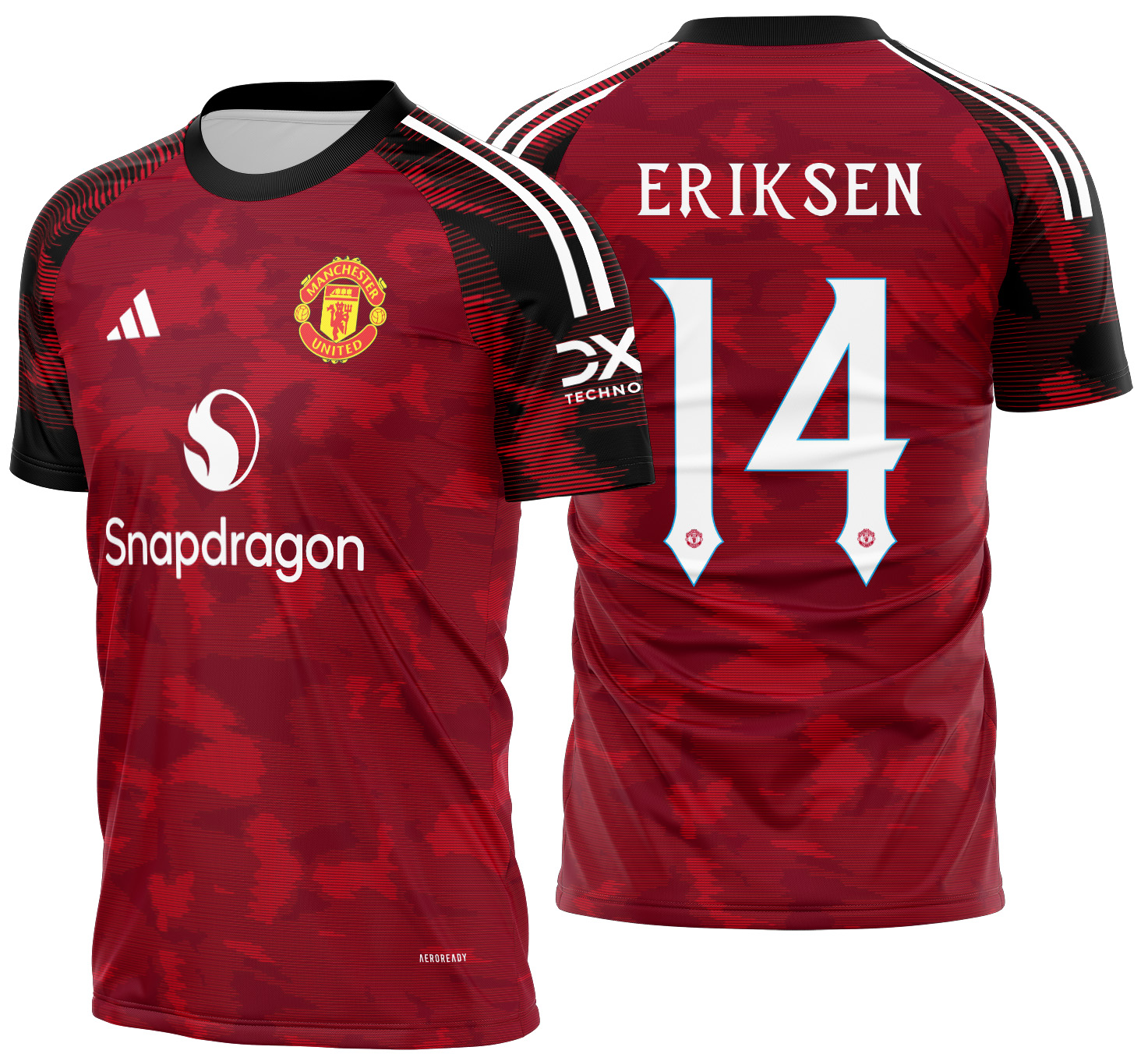 Arte Vetor Camisa Manchester United Concept 2025-26