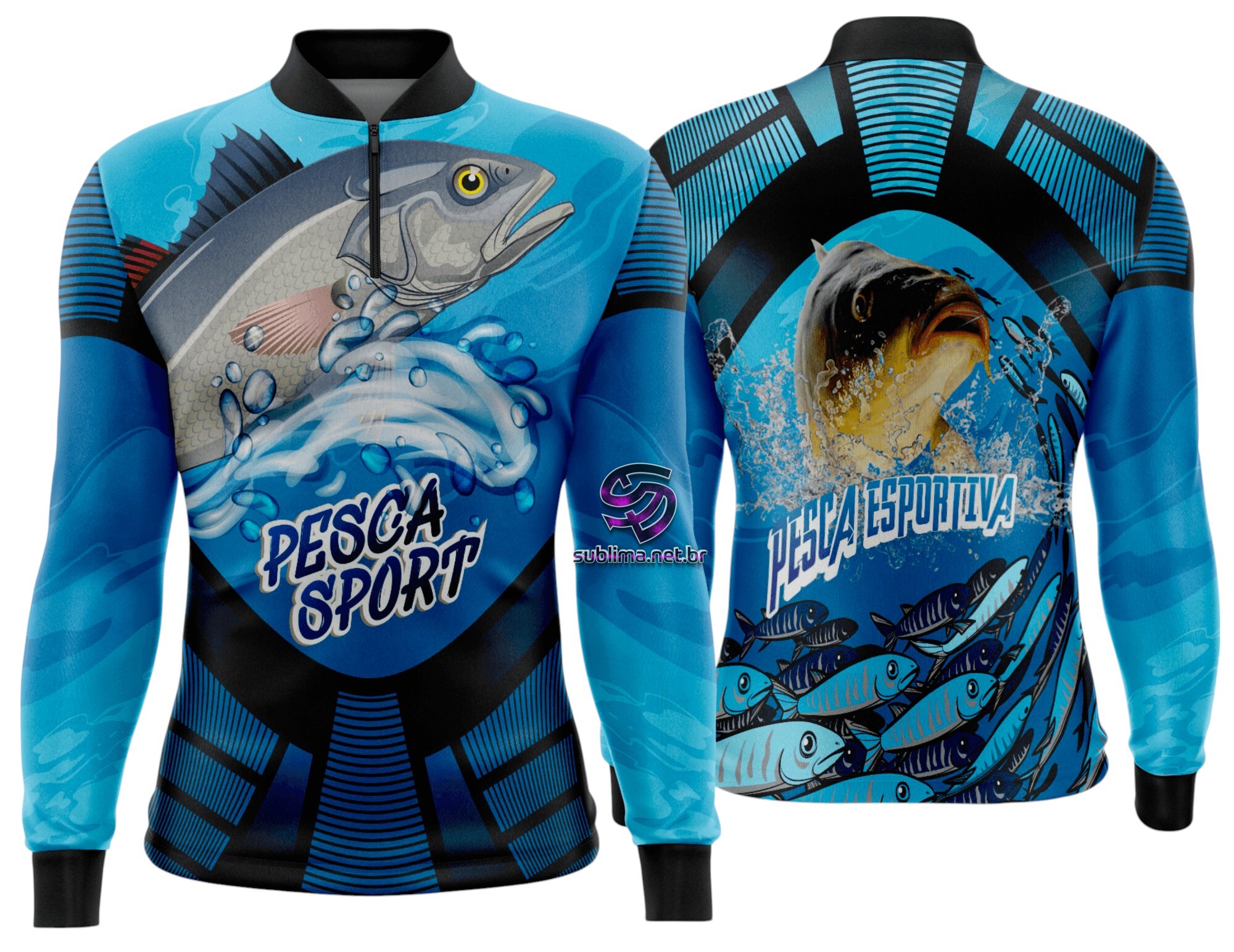 Arte Vetor Camisa Pesca-Mod-0183