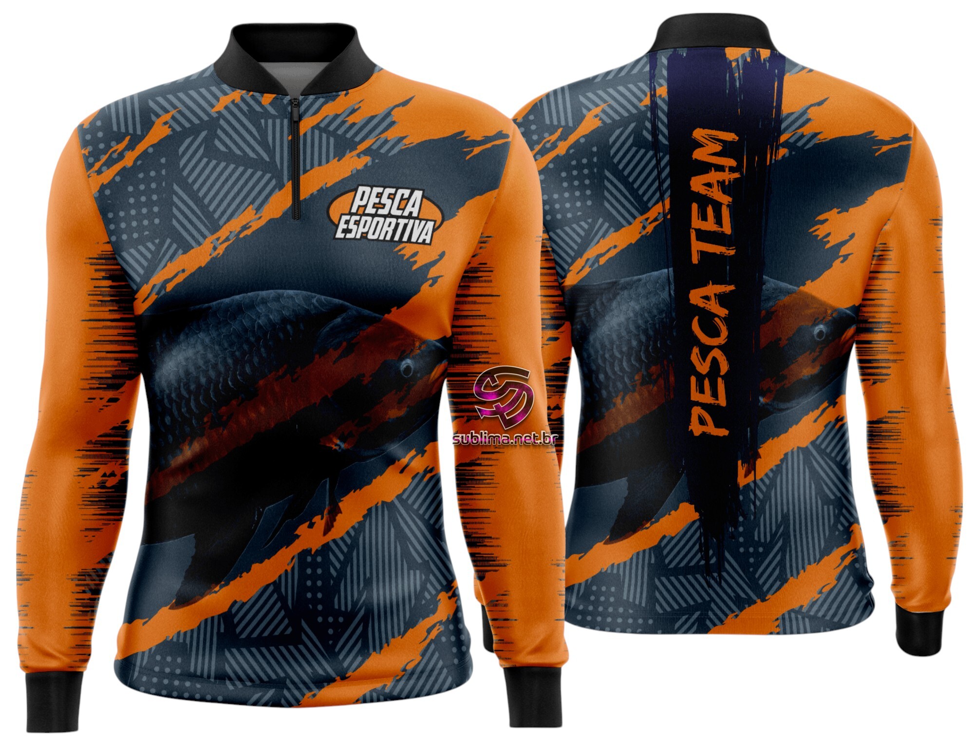Arte Vetor Camisa Pesca-Mod-0187