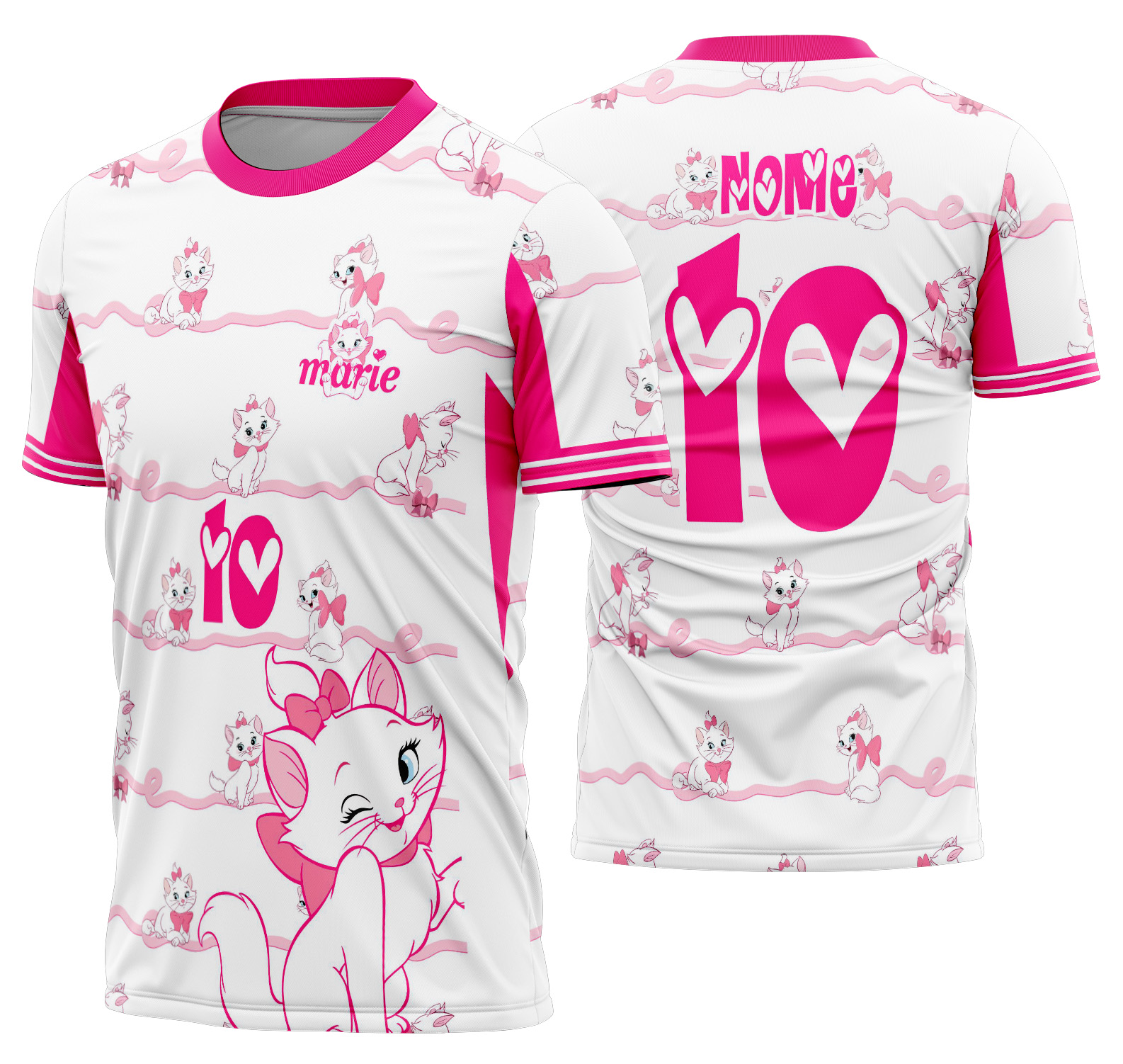 Arte Vetor Camisa Interclasse gata marie Mod-680