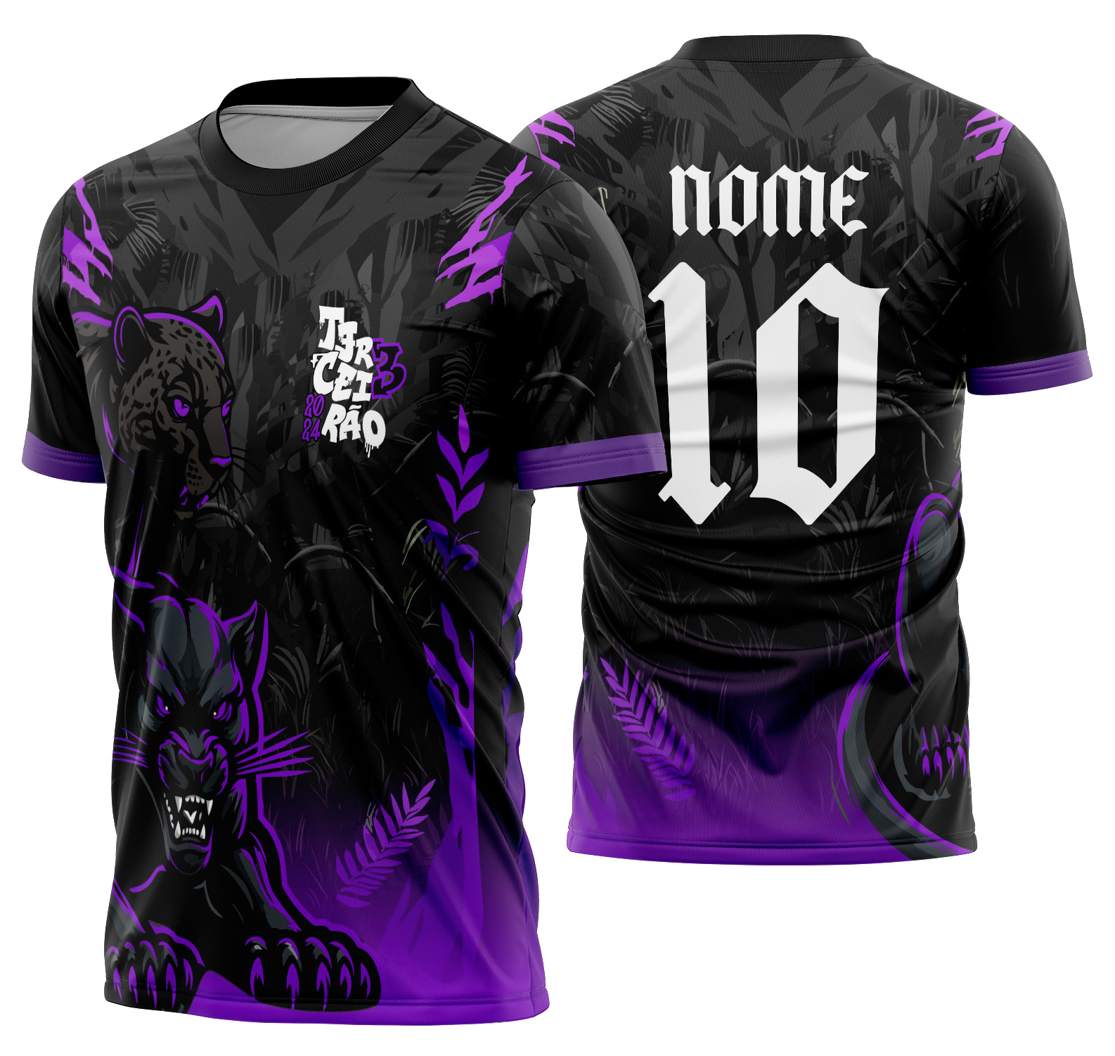 Arte Vetor Camisa Interclasse Pantera Mod-692