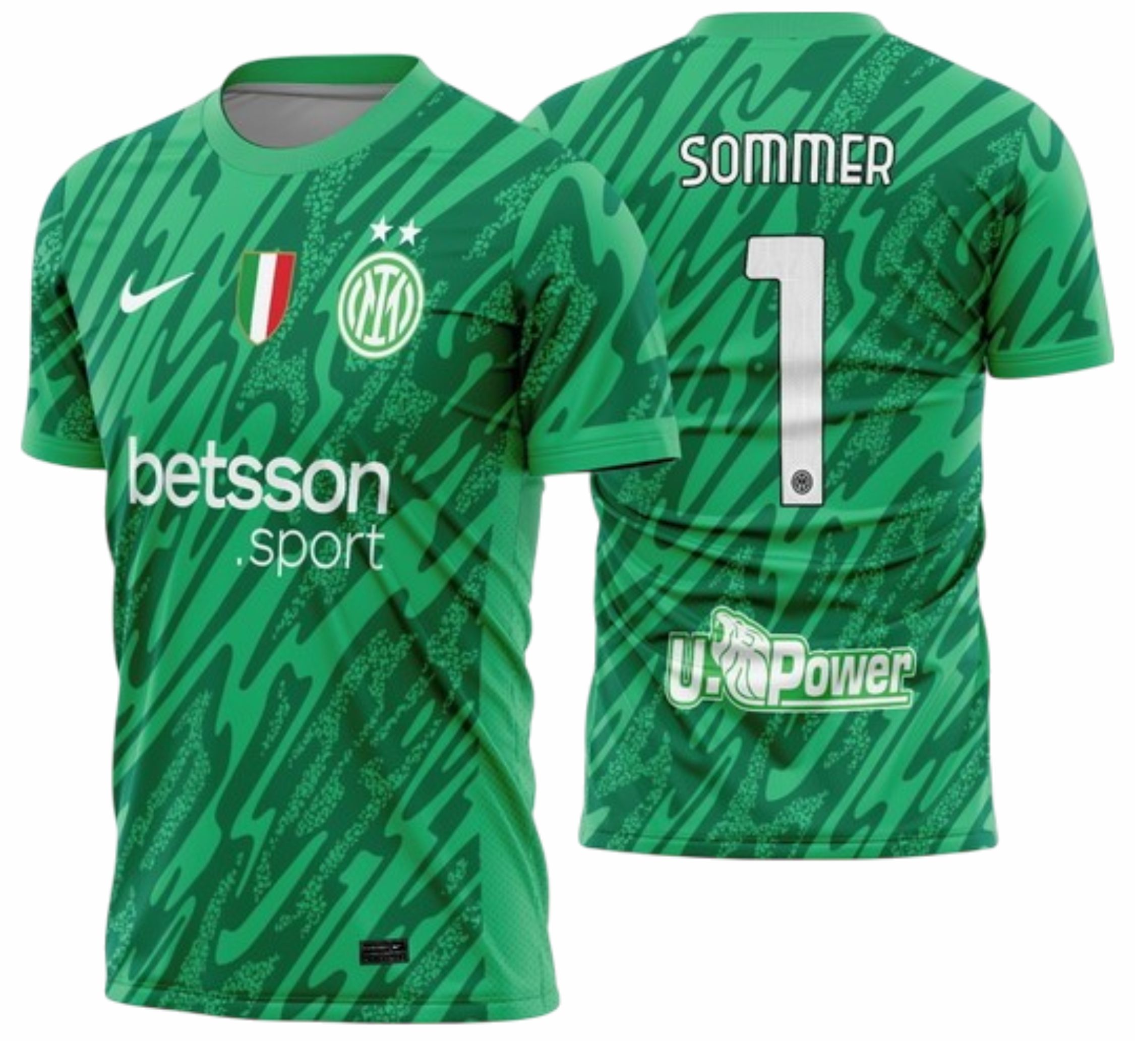 Arte vetor camisa Inter Milan Goleiro 2024-25