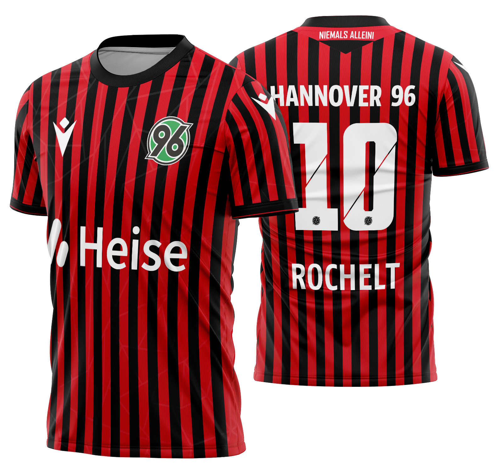 Arte Vetor Camisa Hannover 96 Local 2025-2026