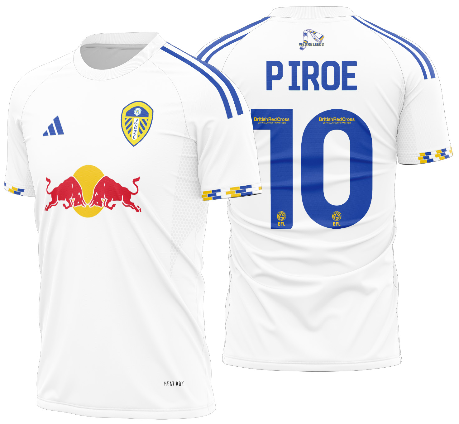 Arte Vetor Camisa Leeds United Local 2025-2026
