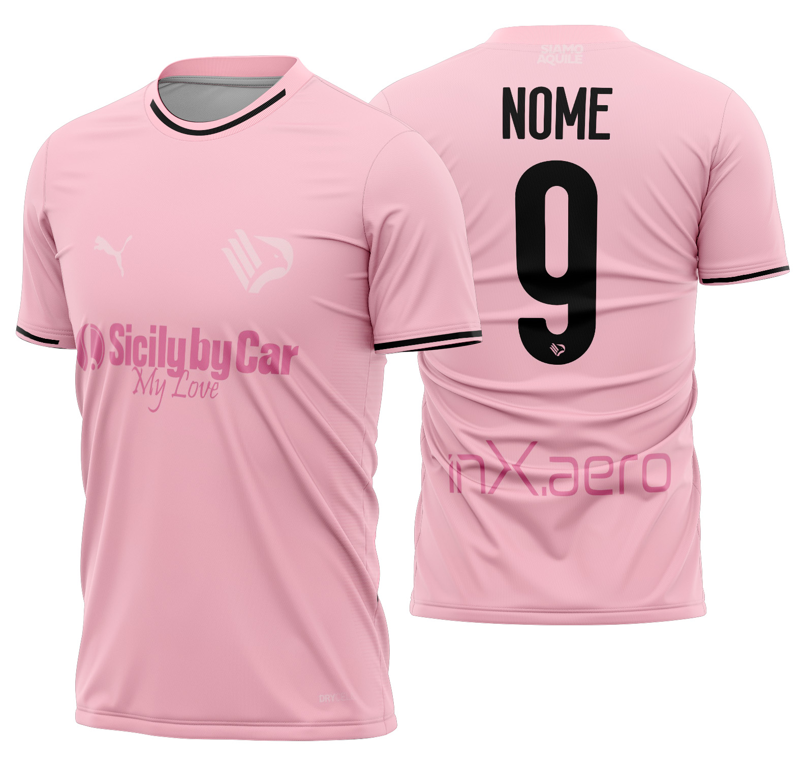 Arte Vetor Camisa Palermo Local 2025-2026