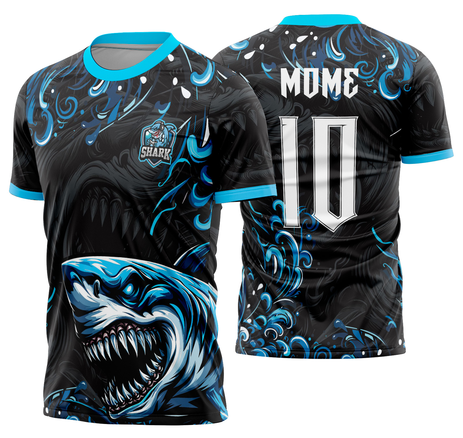 Arte vetor camisa Interclasse tubarão Mod-722