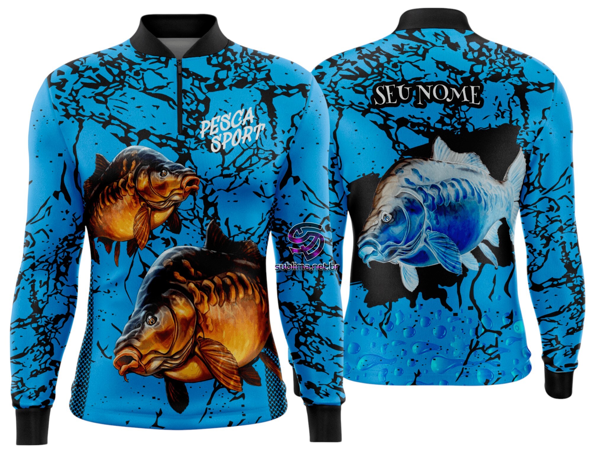 Arte Vetor Camisa Pesca-Mod-0200