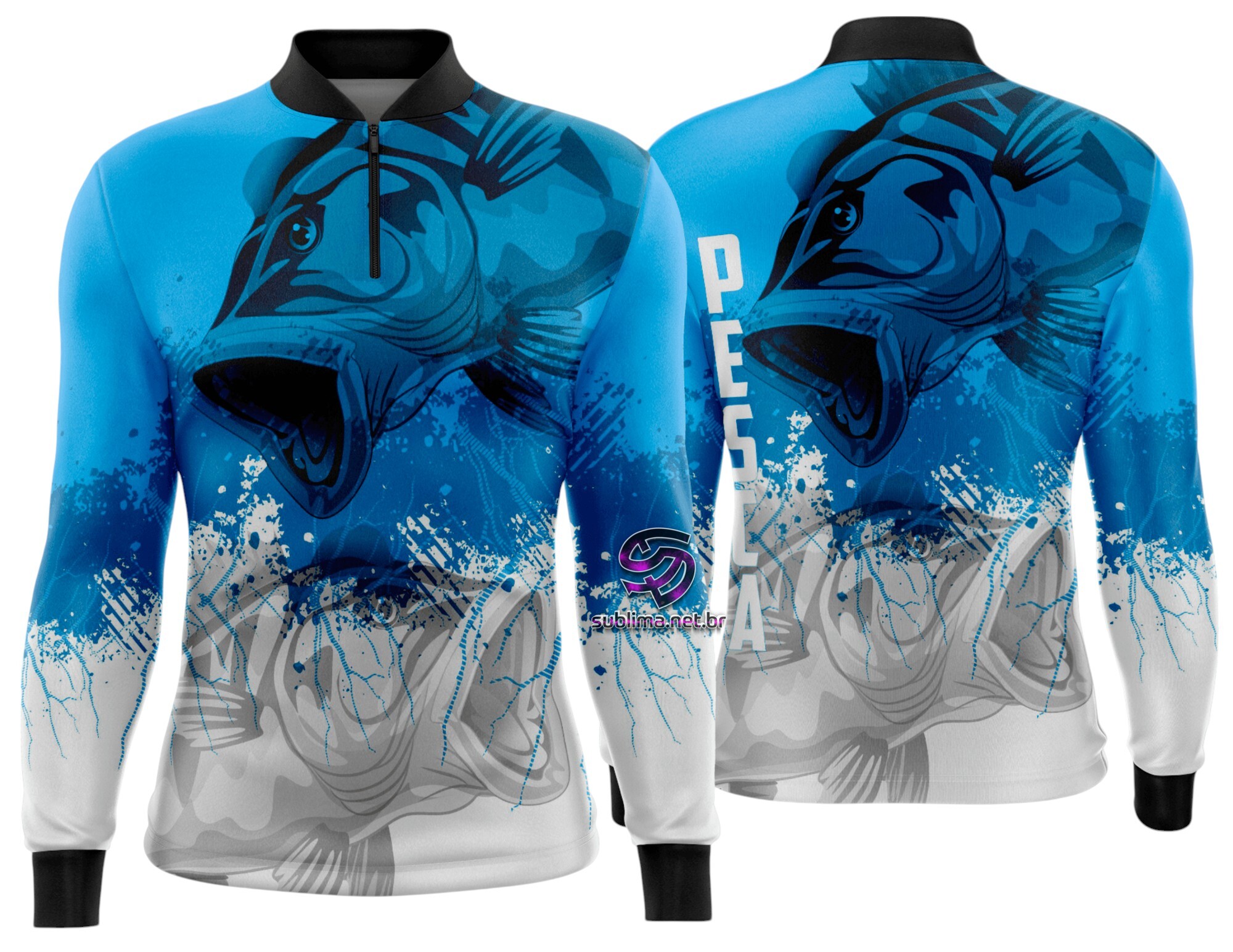 Arte Vetor Camisa Pesca-Mod-0210