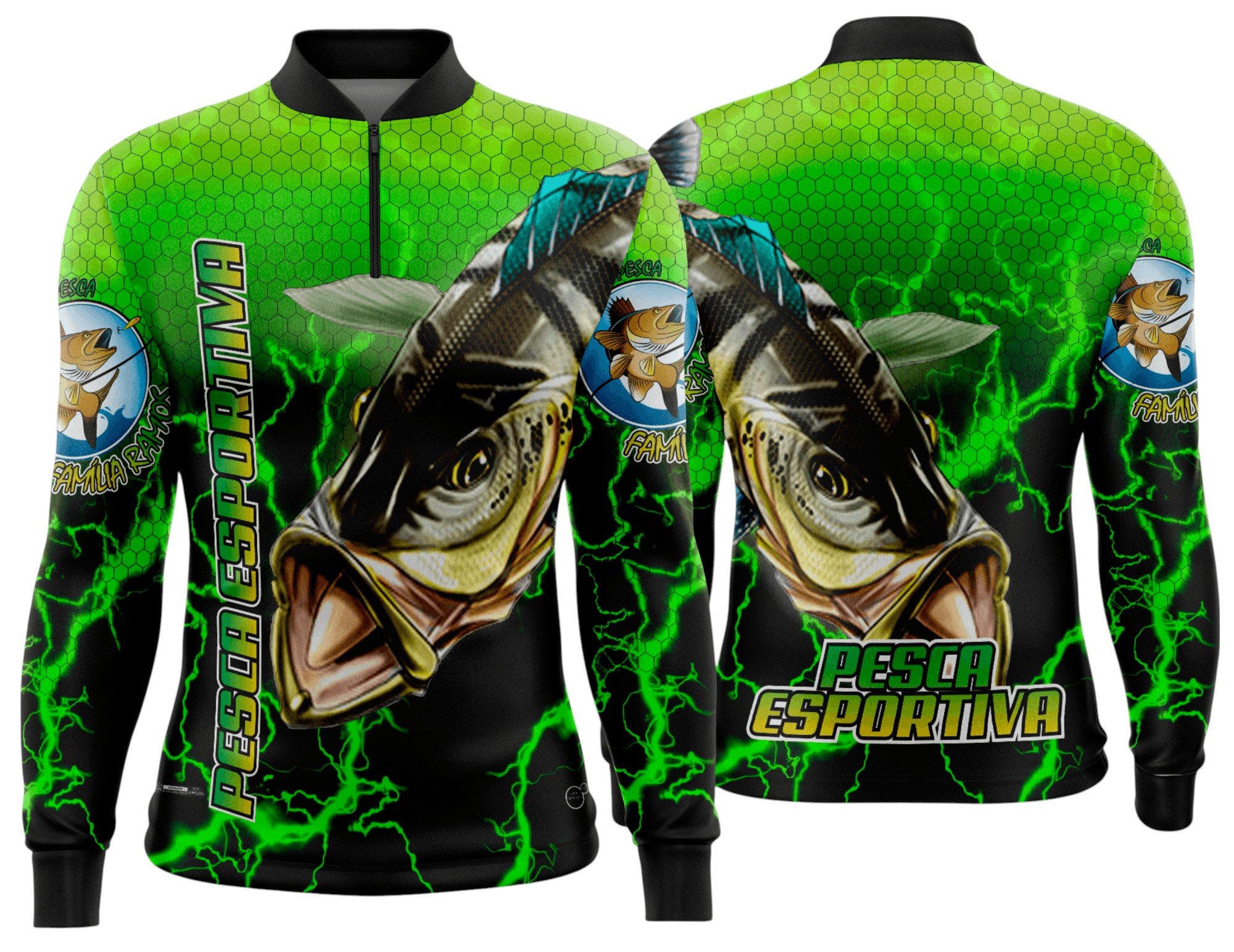 Arte Vetor Camisa Pesca-Mod-0212