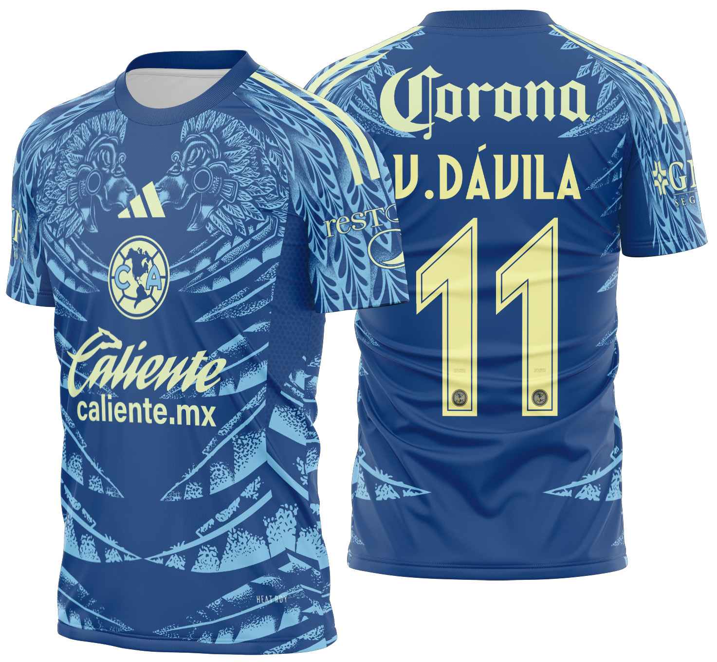 Arte Vetor Camisa América Visita 2025-2026