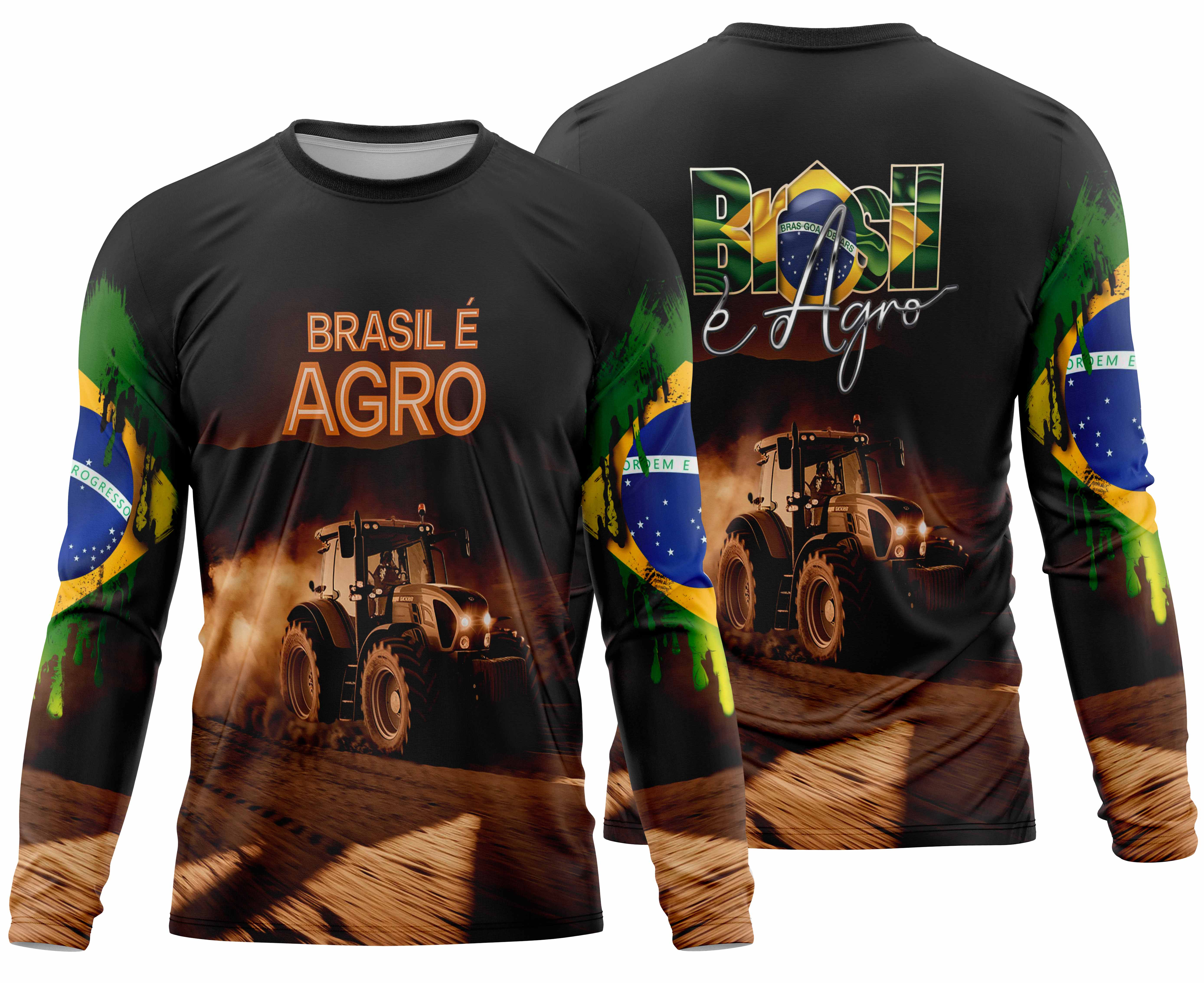 Arte estampa camisa Agro Mod-20