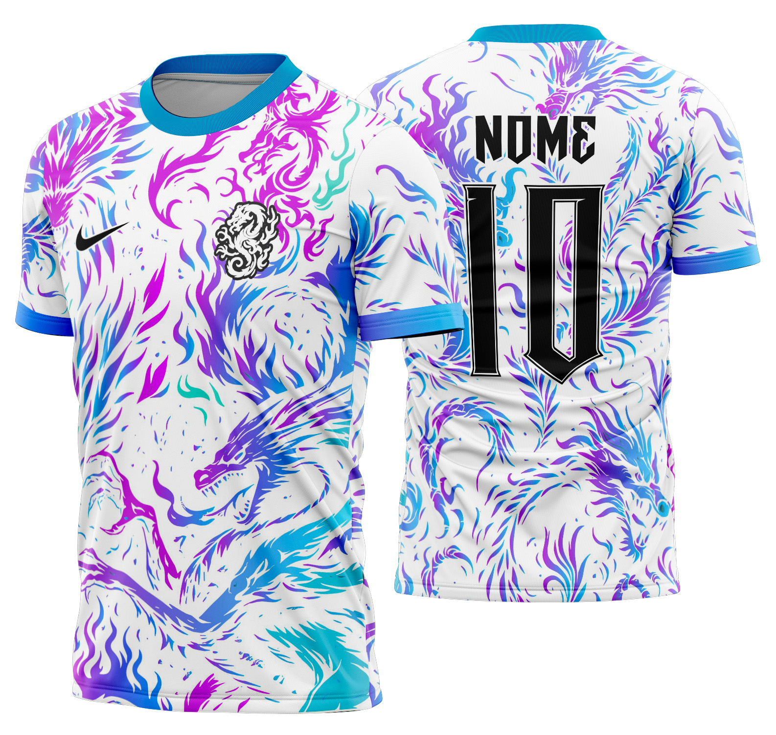 Arte Vetor Camisa Interclasse Dragão Mod-728