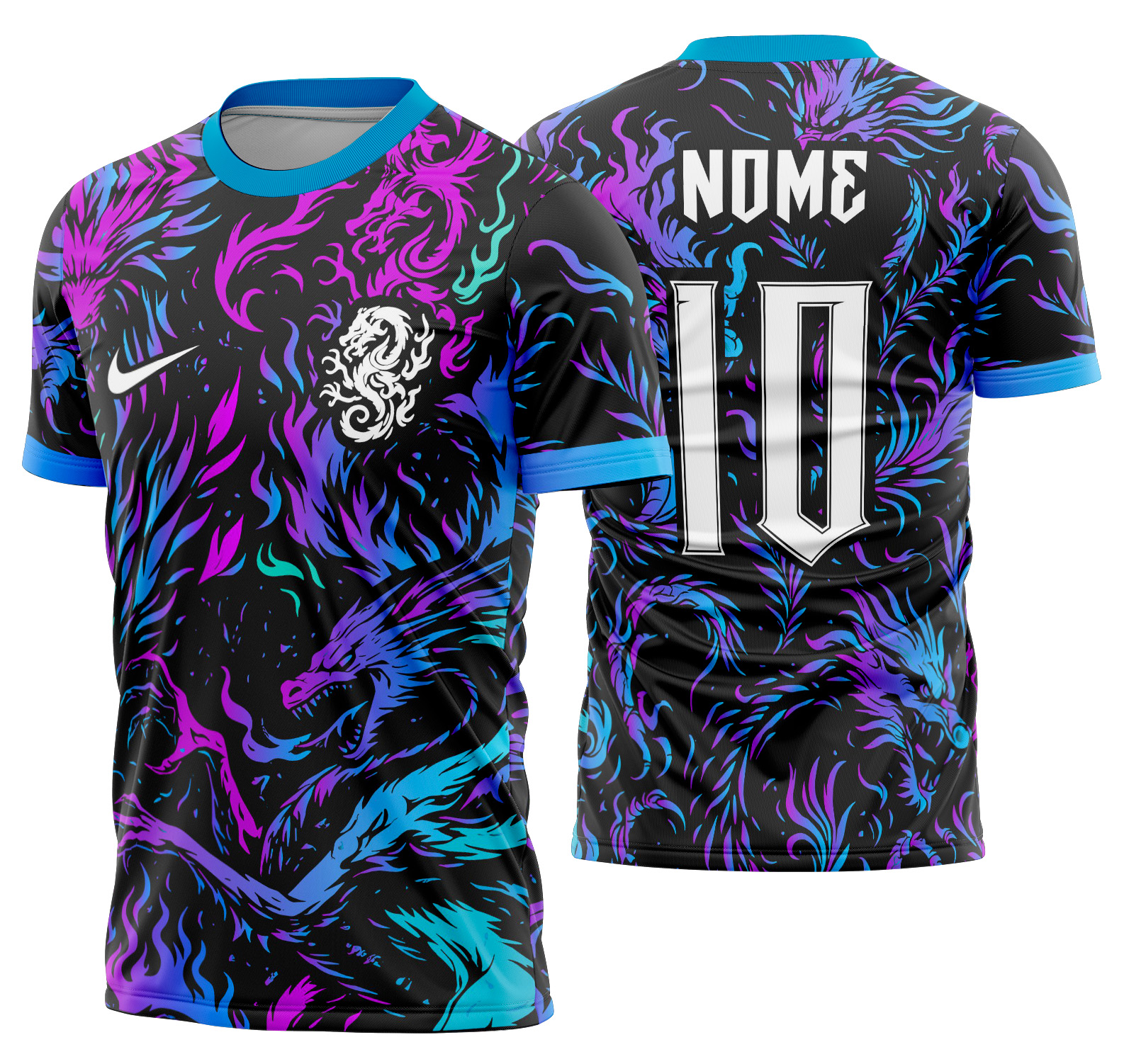 Arte Vetor Camisa Interclasse Dragão Mod-729