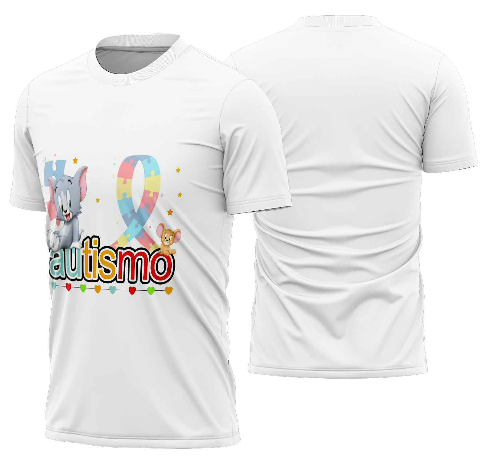 Arte estampa camisa Autismo Mod-10