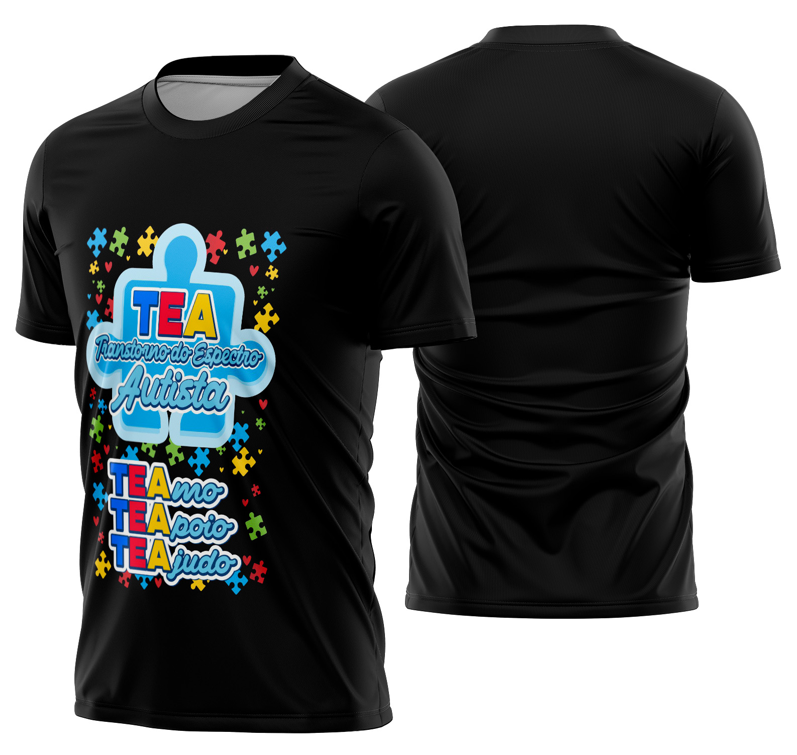 Arte estampa camisa Autismo Mod-15