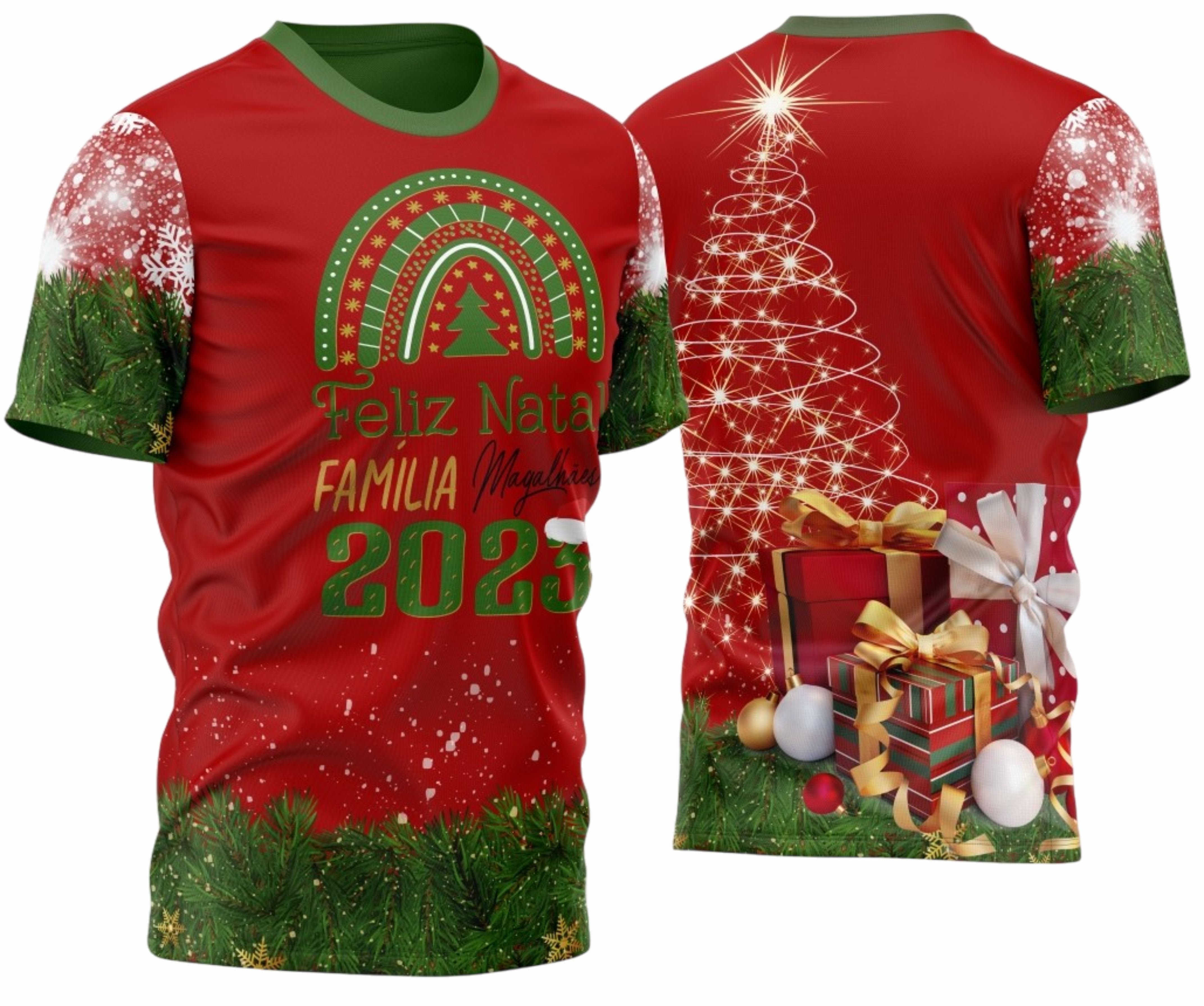 Arte estampa camisa Natal Mod-16