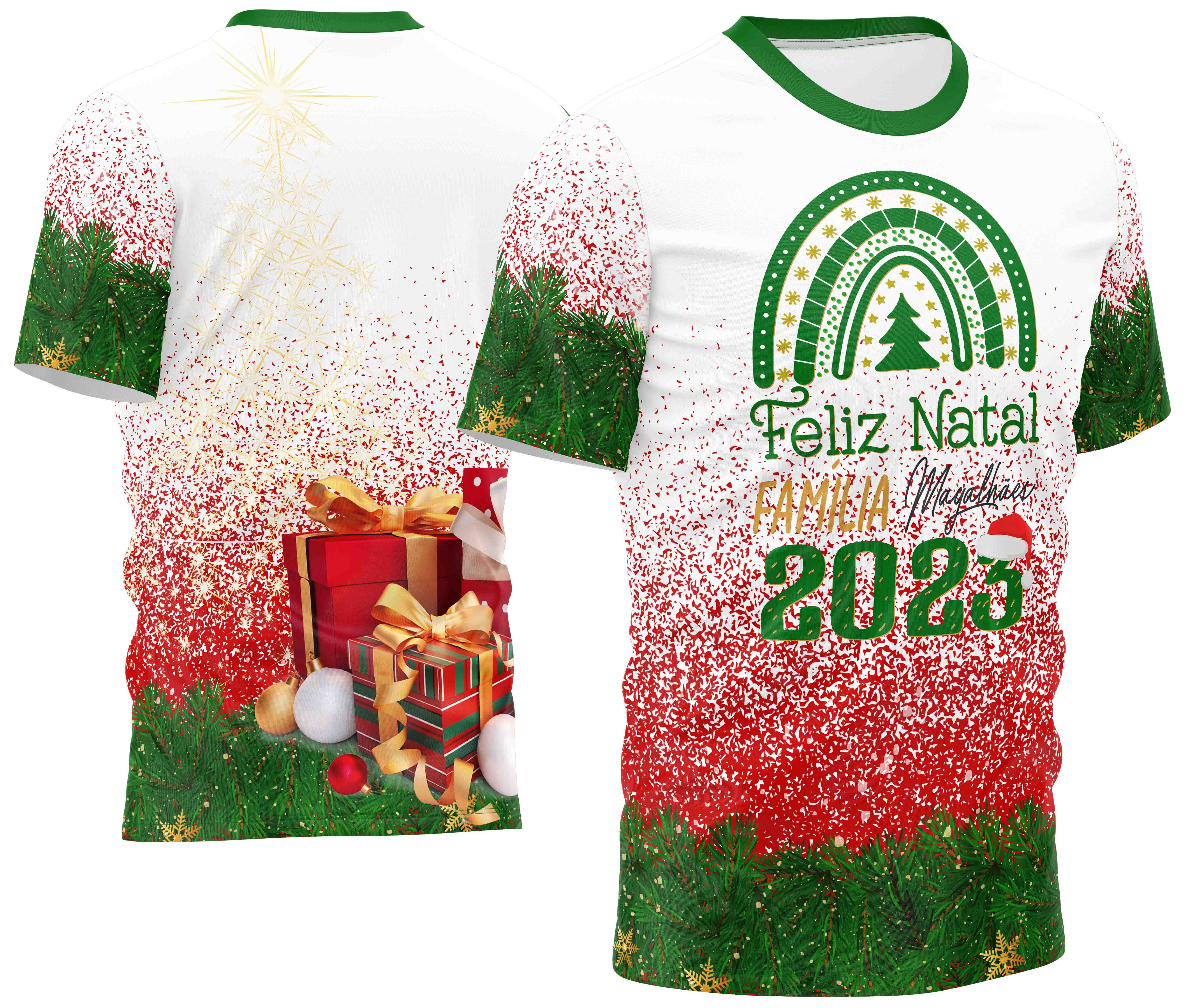 Arte estampa camisa Natal Mod-17