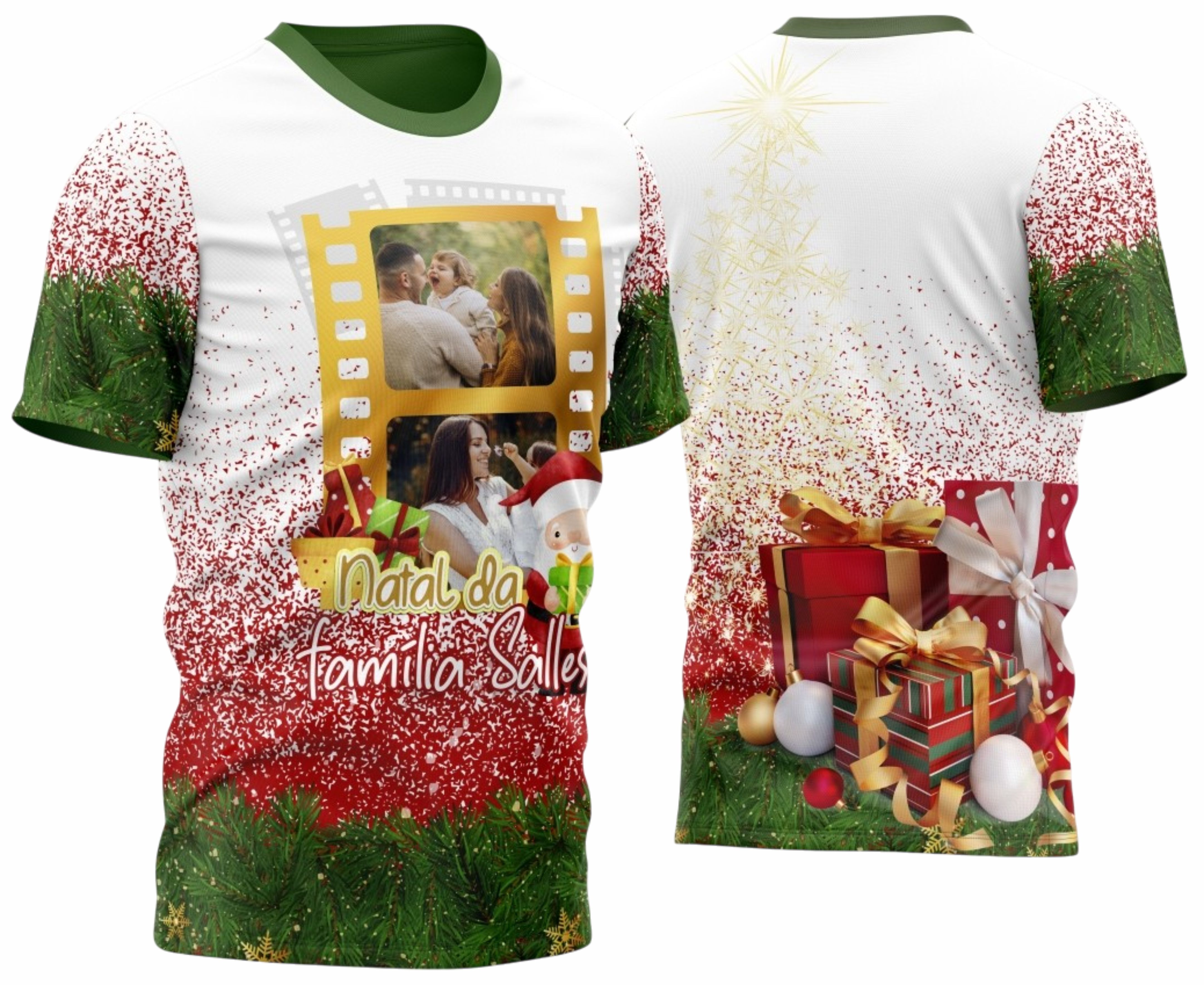 Arte estampa camisa Natal Mod-19
