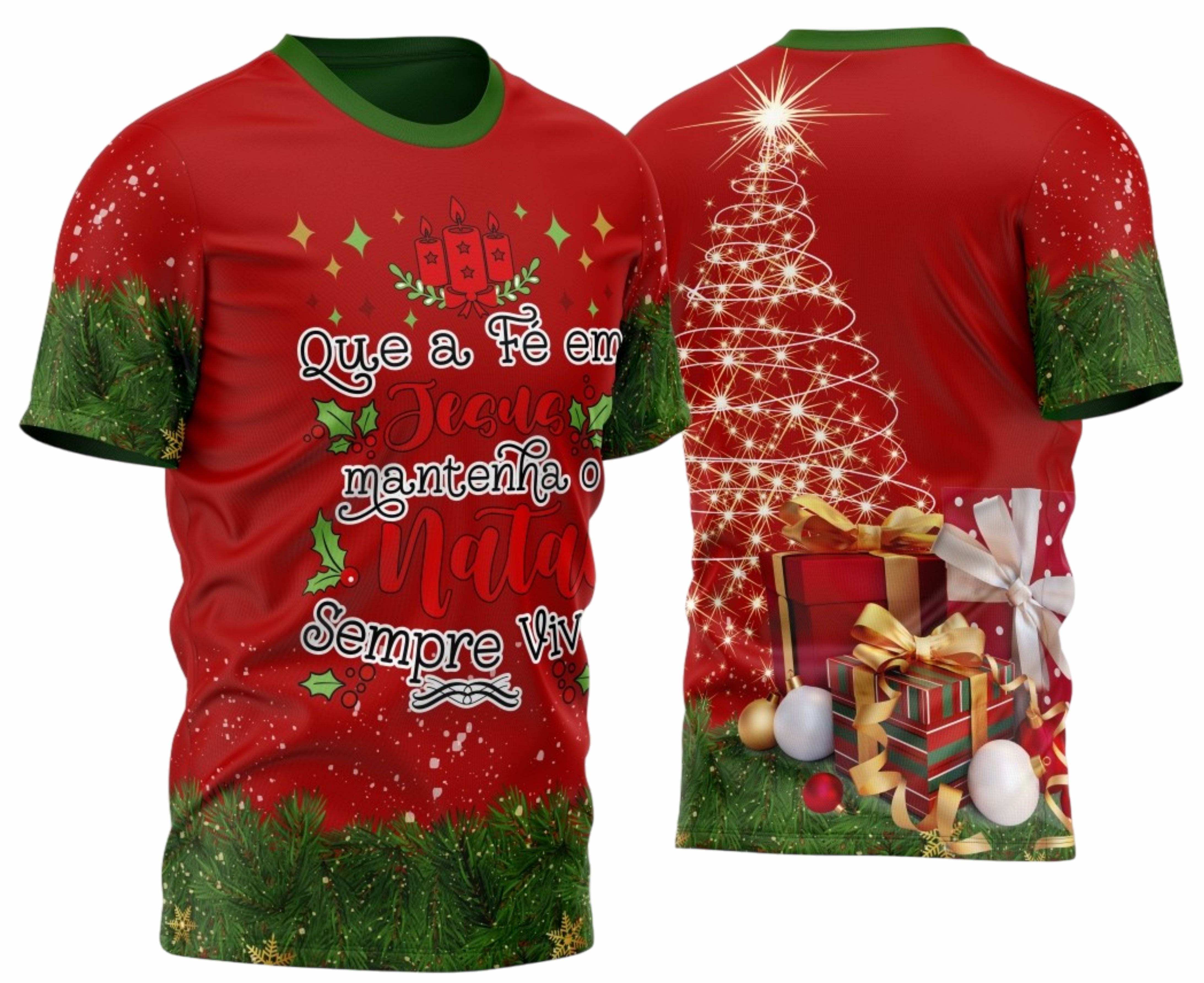Arte estampa camisa Natal Mod-20