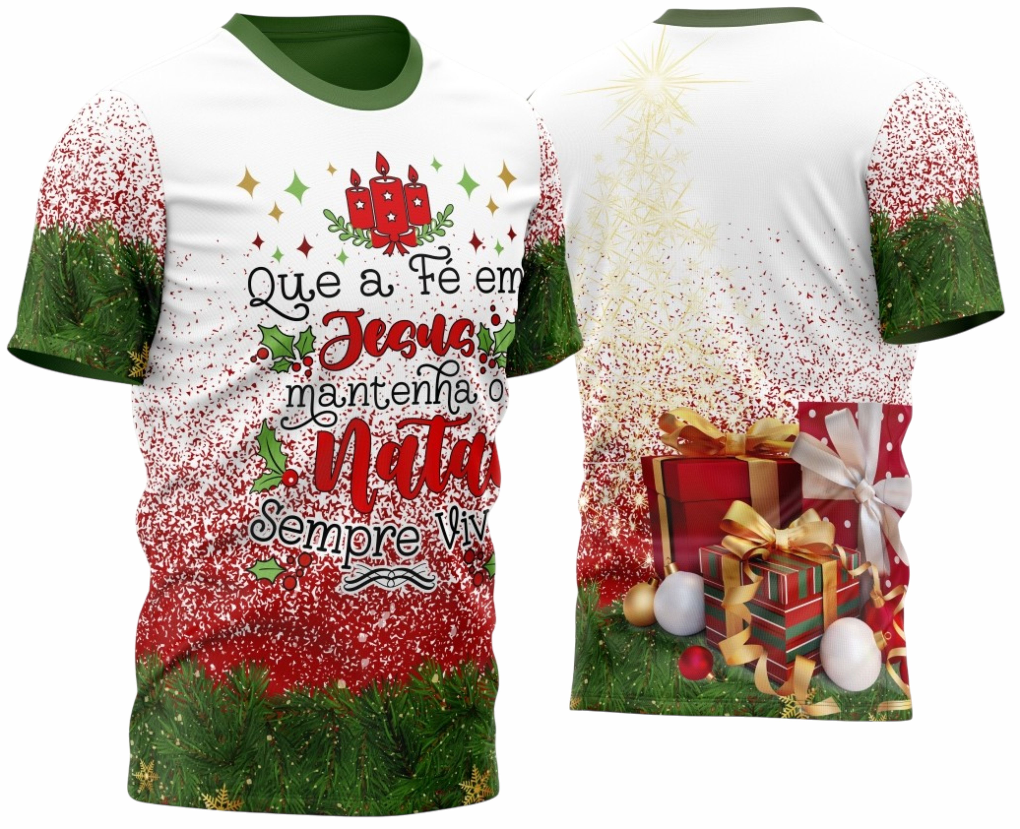 Arte estampa camisa Natal Mod-21