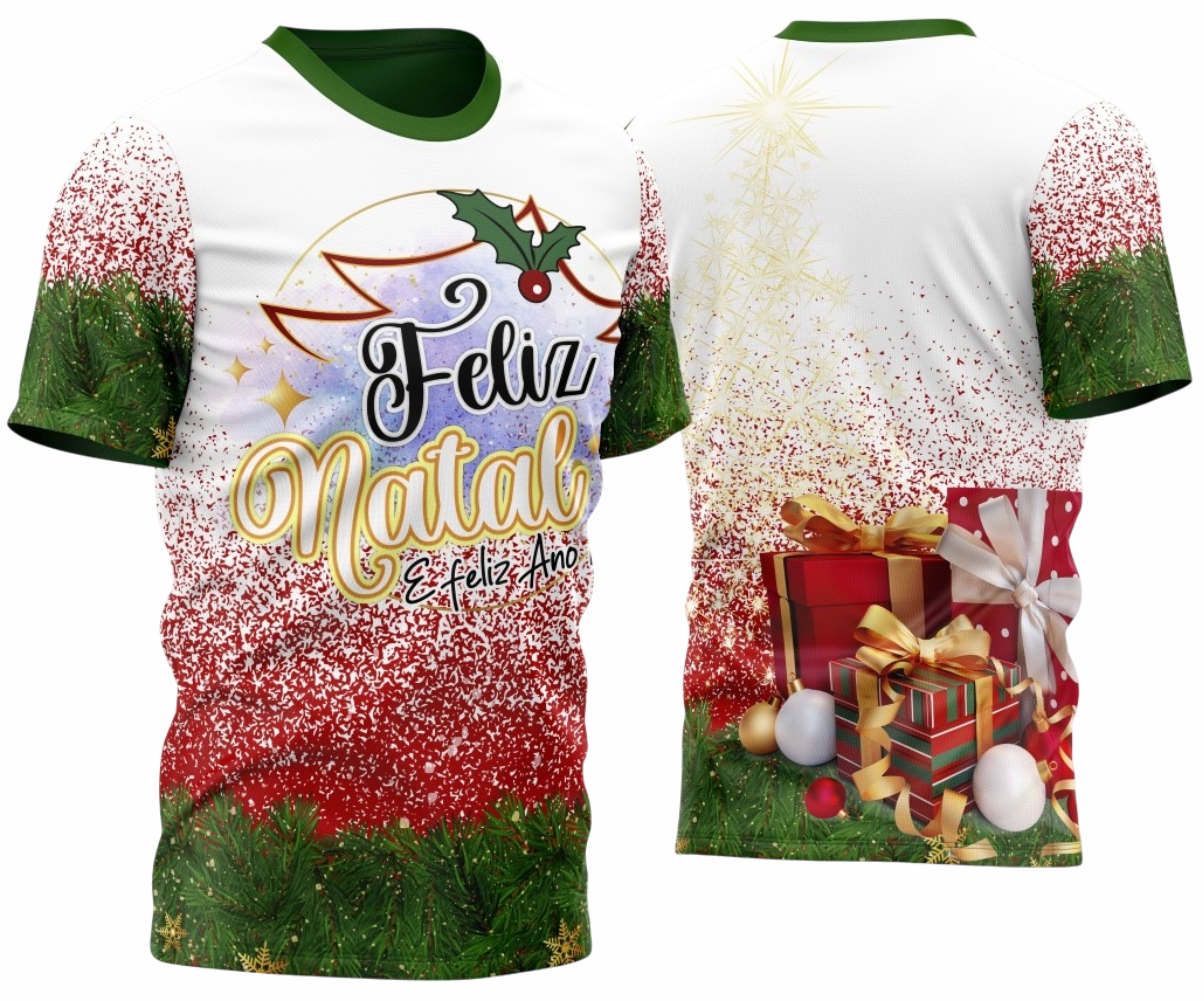 Arte estampa camisa Natal Mod-23