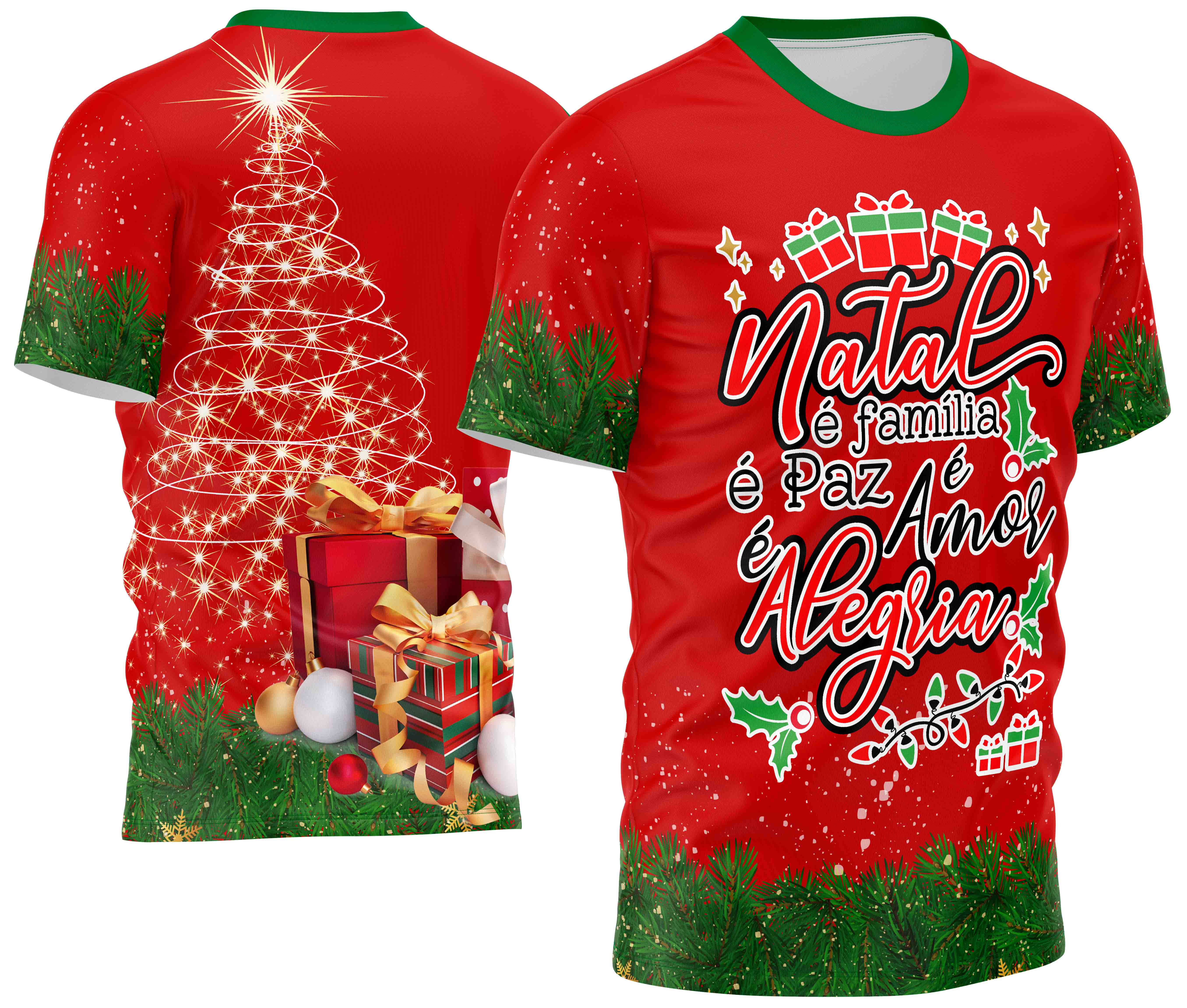 Arte estampa camisa Natal Mod-25