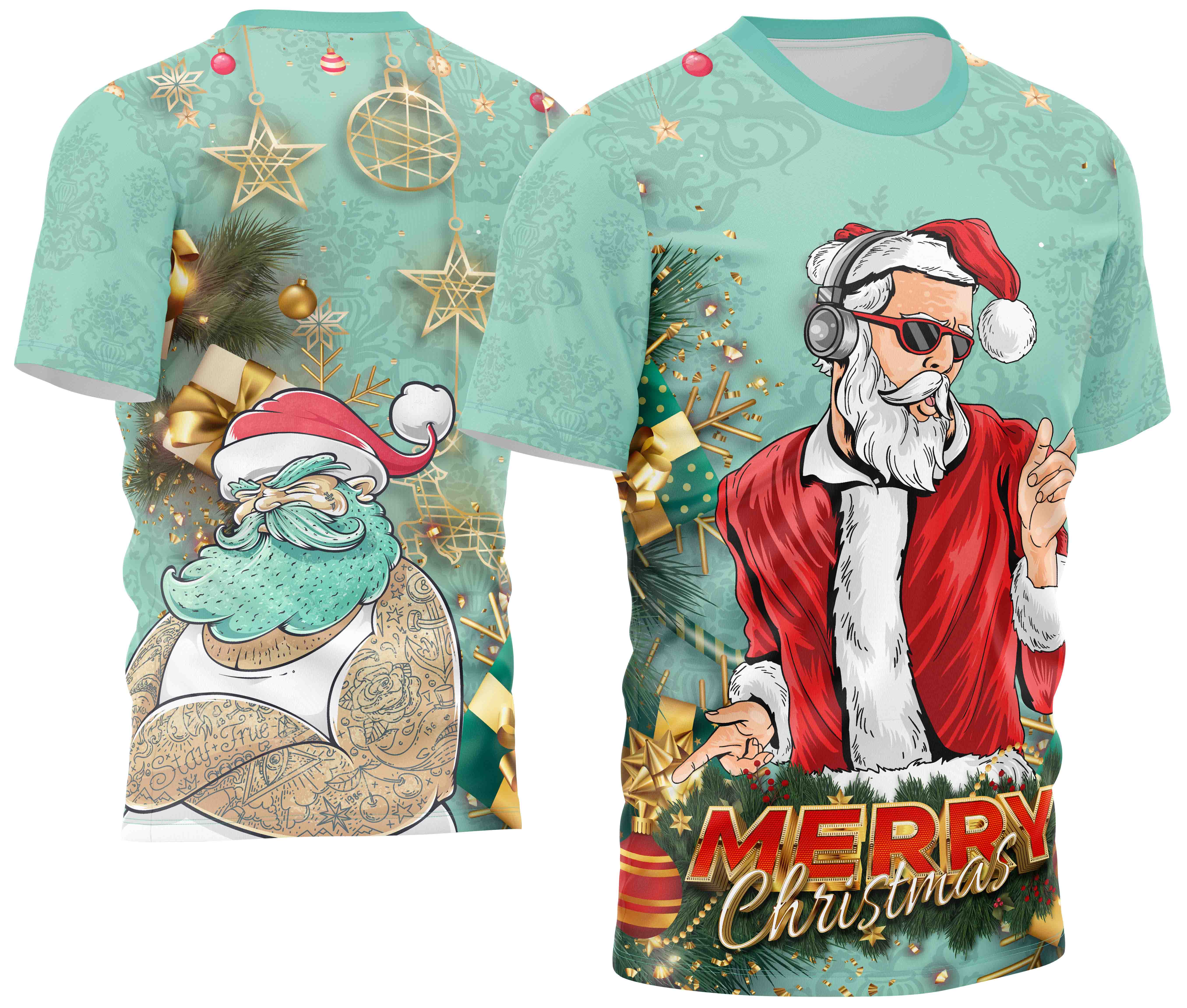 Arte estampa camisa Natal Mod-30