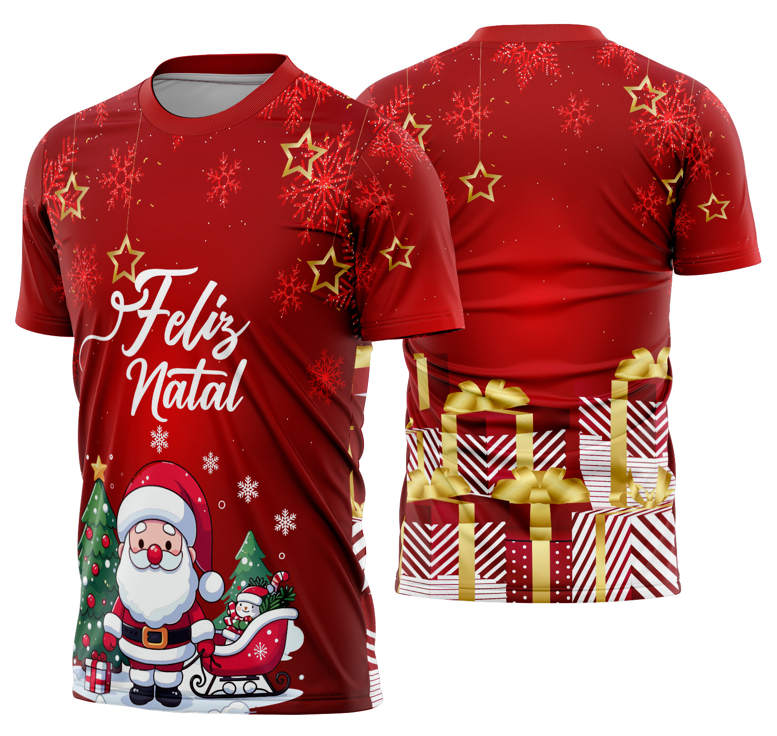 Arte estampa camisa Natal Mod-42