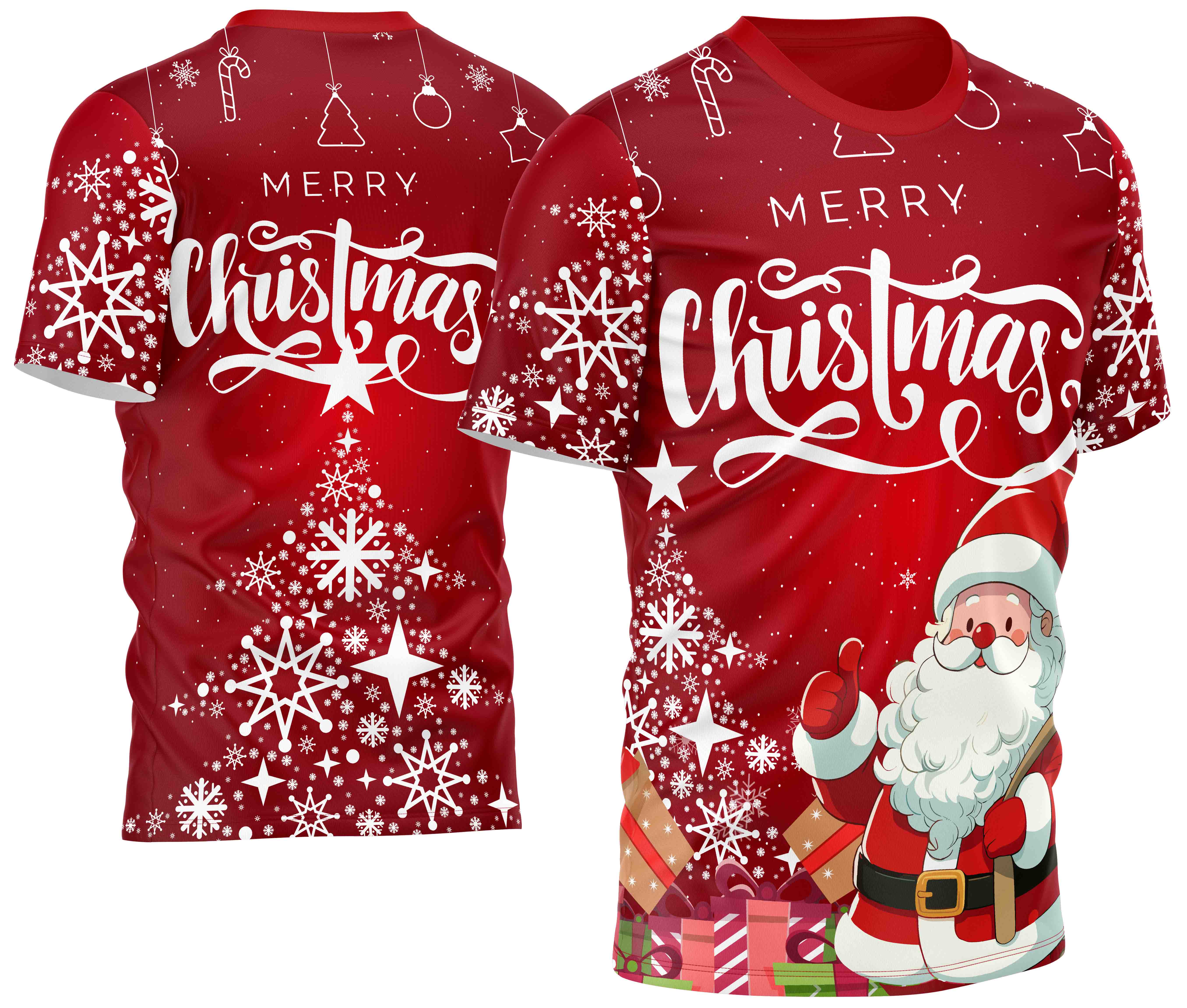 Arte estampa camisa Natal Mod-51