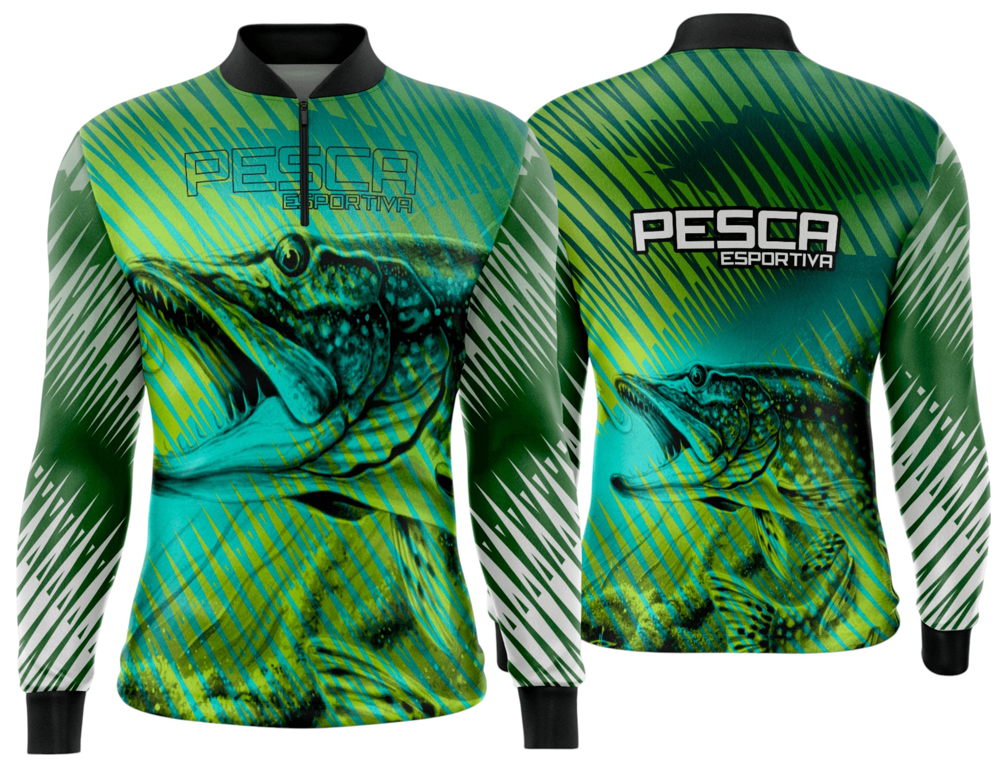 Arte estampa camisa Pesca-Mod-0230