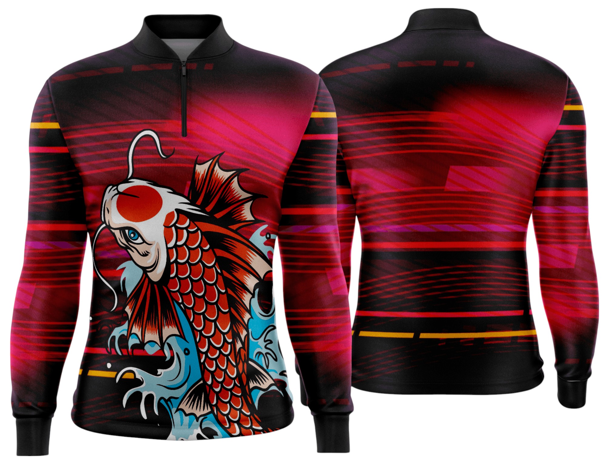 Arte estampa camisa Pesca-Mod-0242