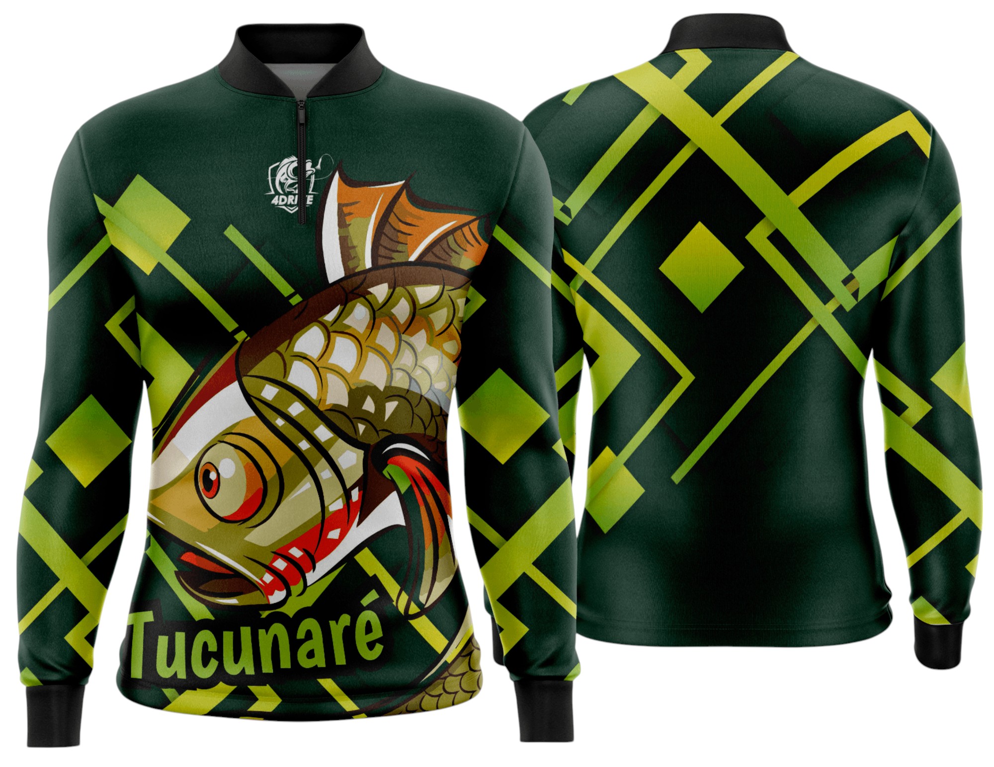 Arte estampa camisa Pesca-Mod-0245