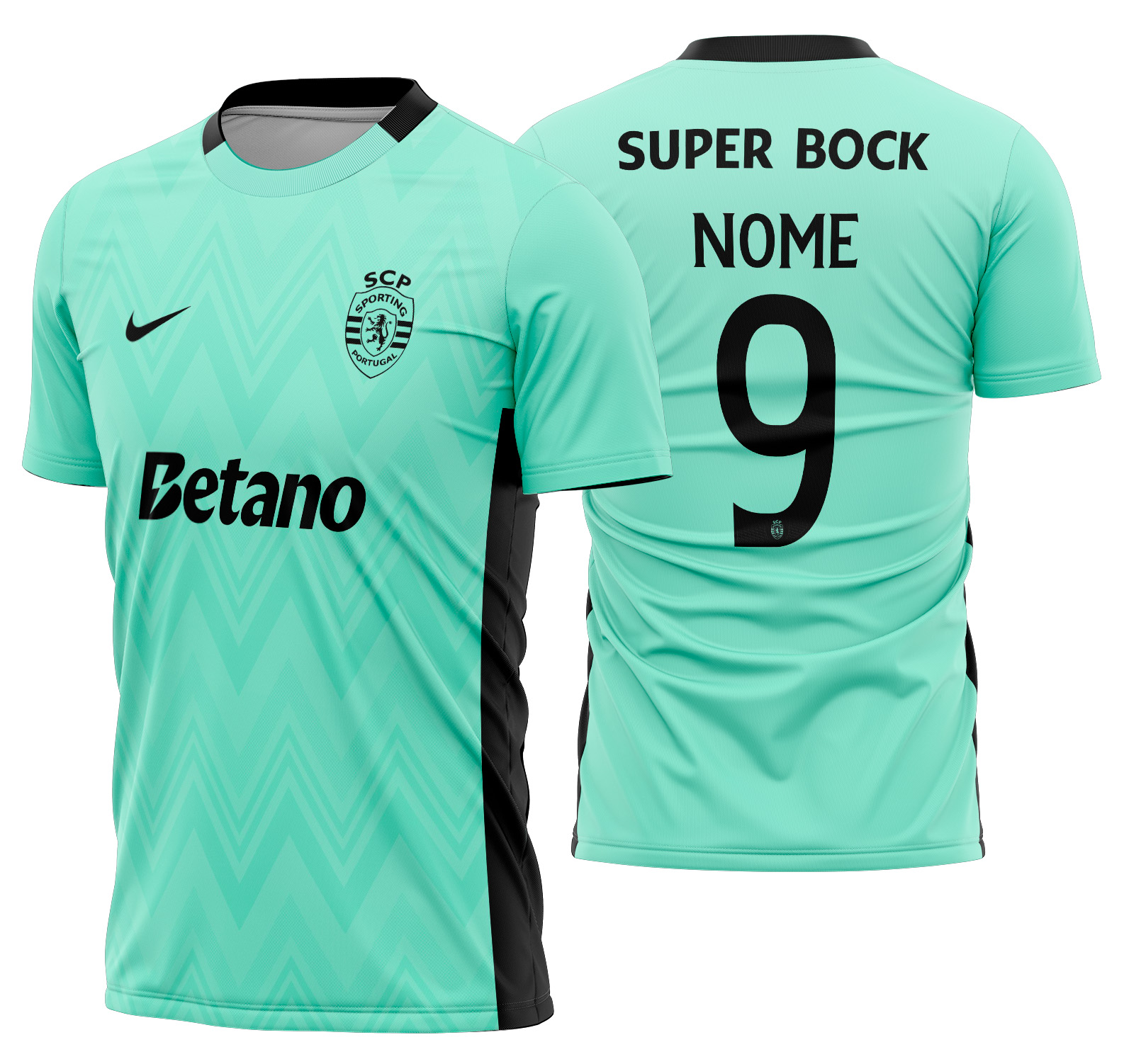 Arte Vetor Camisa Sporting Lisboa Terceira 2025-2026