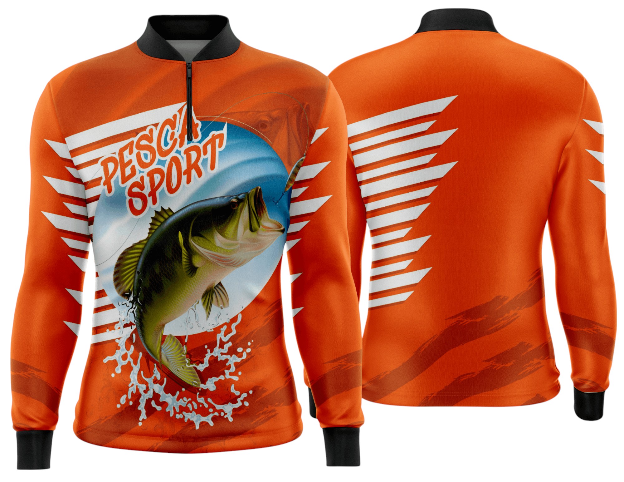 Arte vetor camisa Pesca-Mod-0255