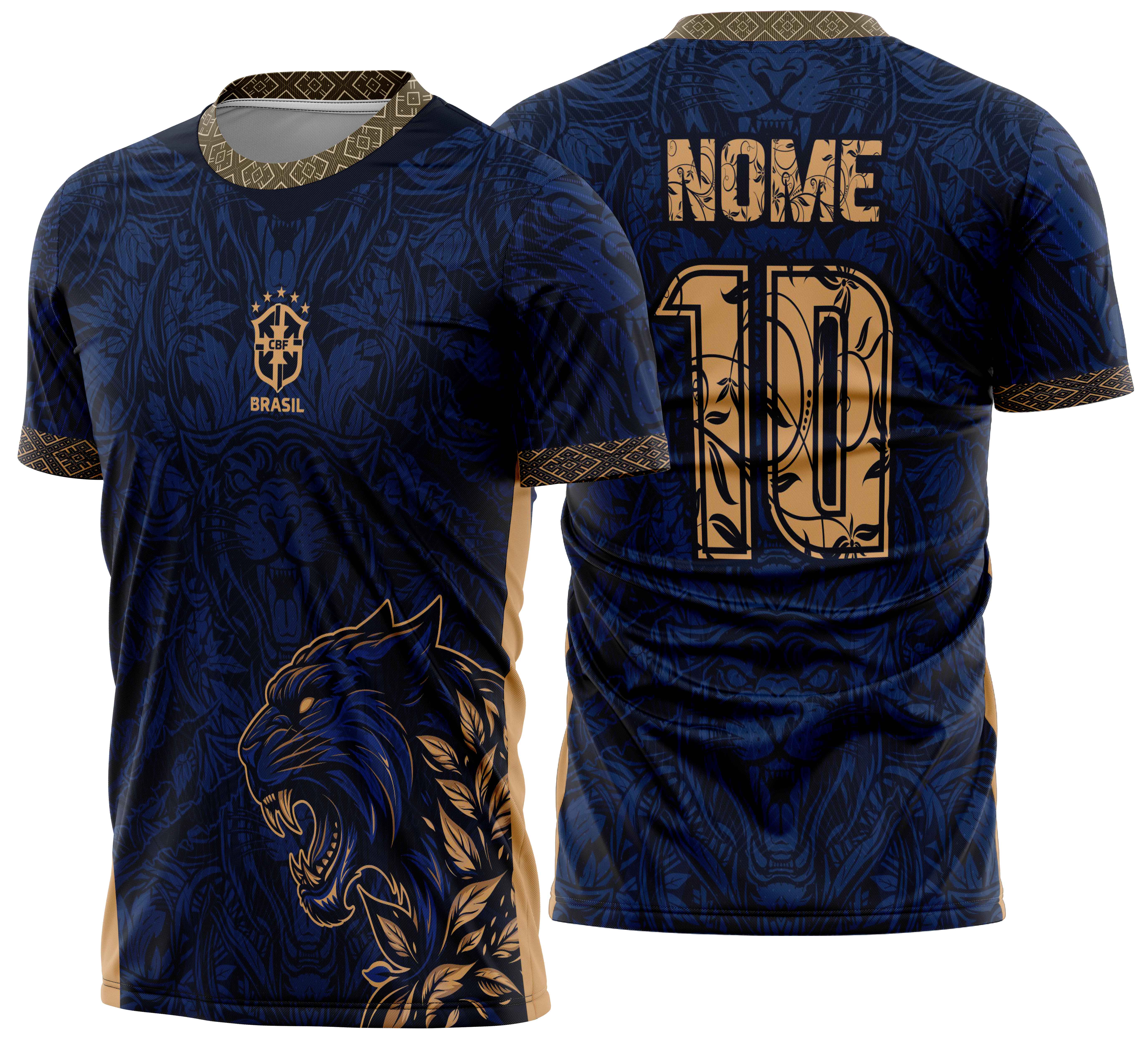Arte vetor camisa Interclasse pantera Azul Mod-802