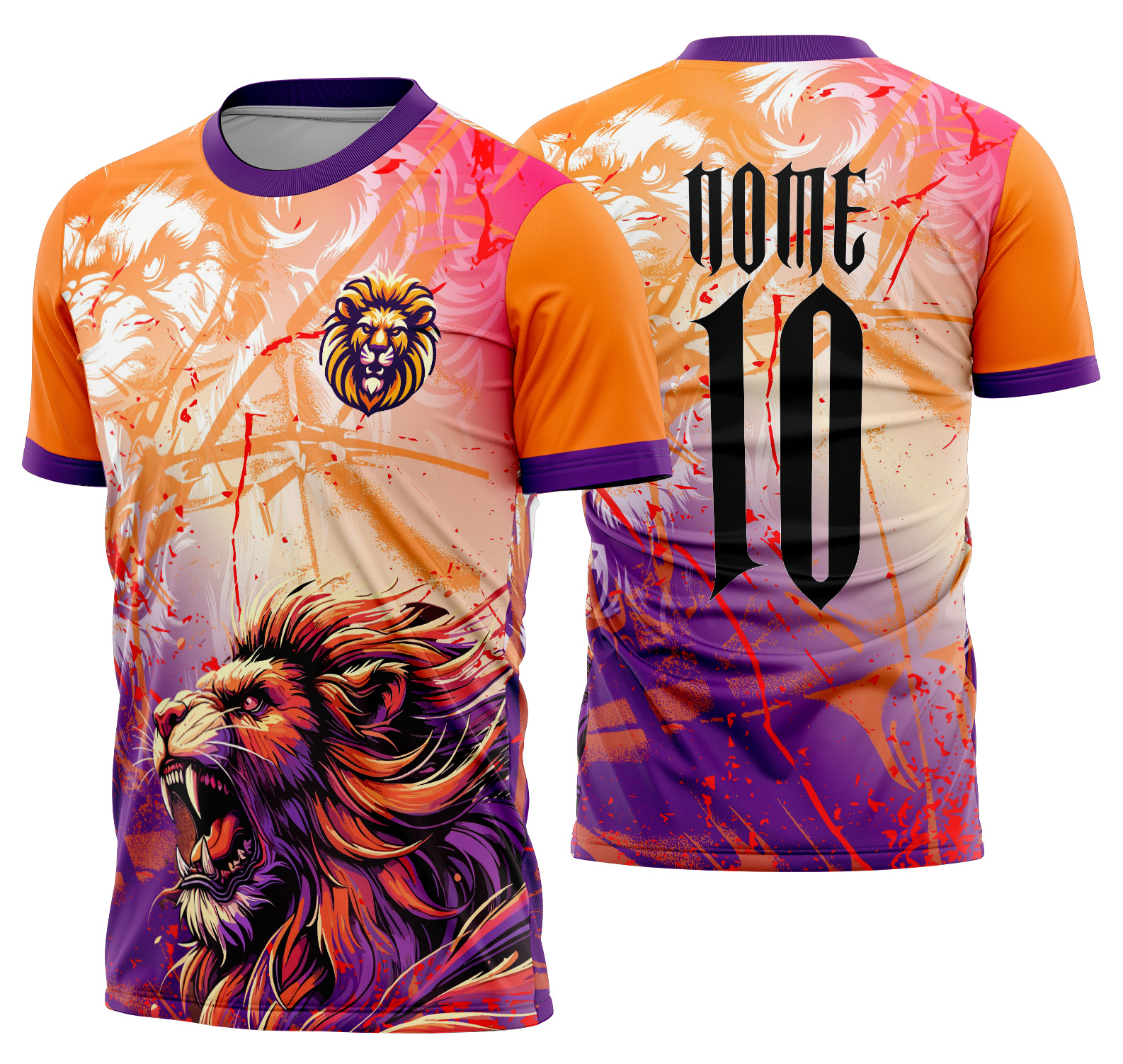 Arte vetor camisa Interclasse leão Mod-807