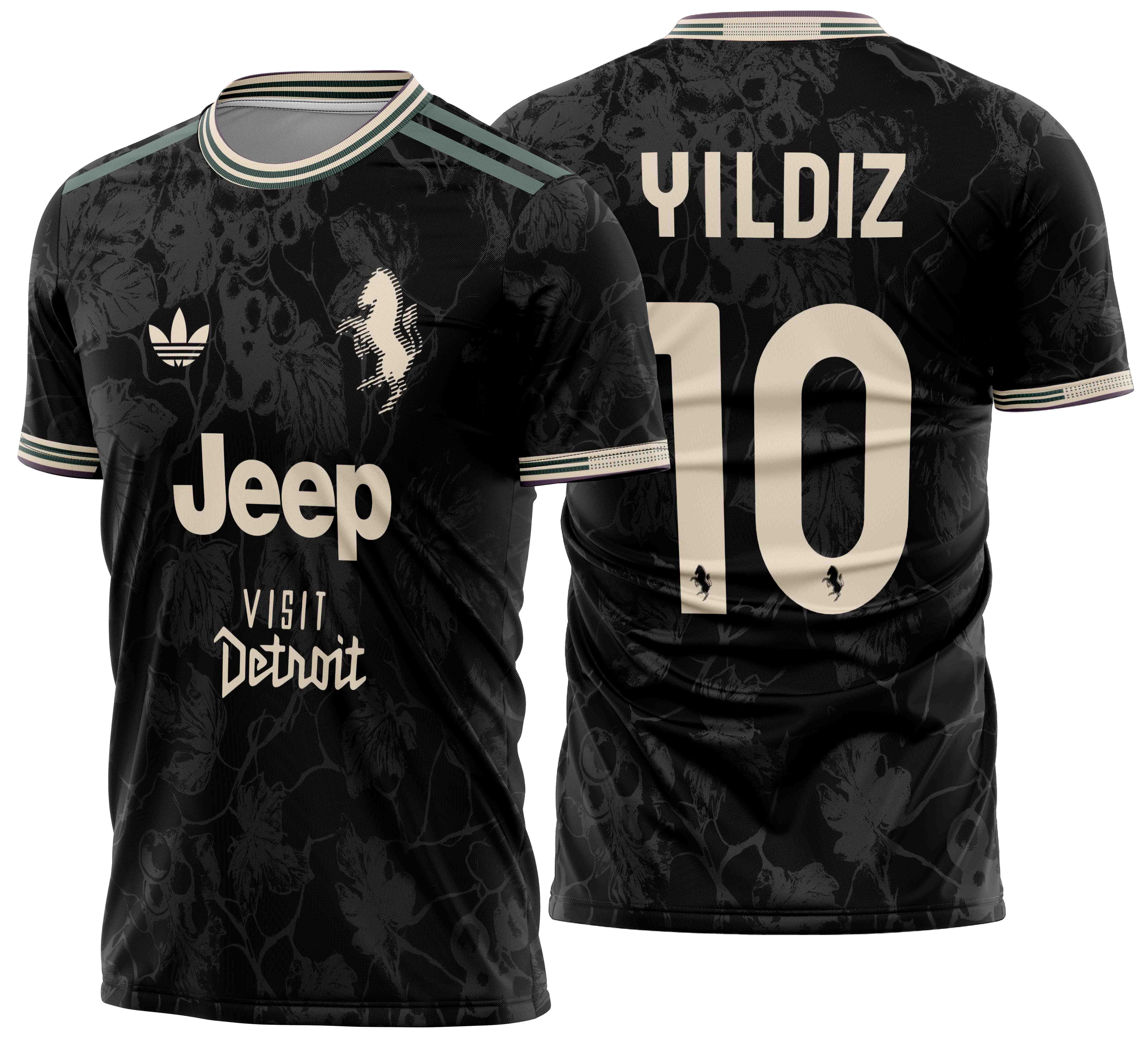 Arte Vetor Camisa Juventus Terceira 2025-2026