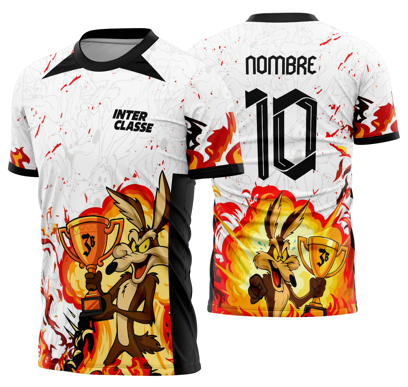 Arte vetor camisa Interclasse Coyote Mod-835