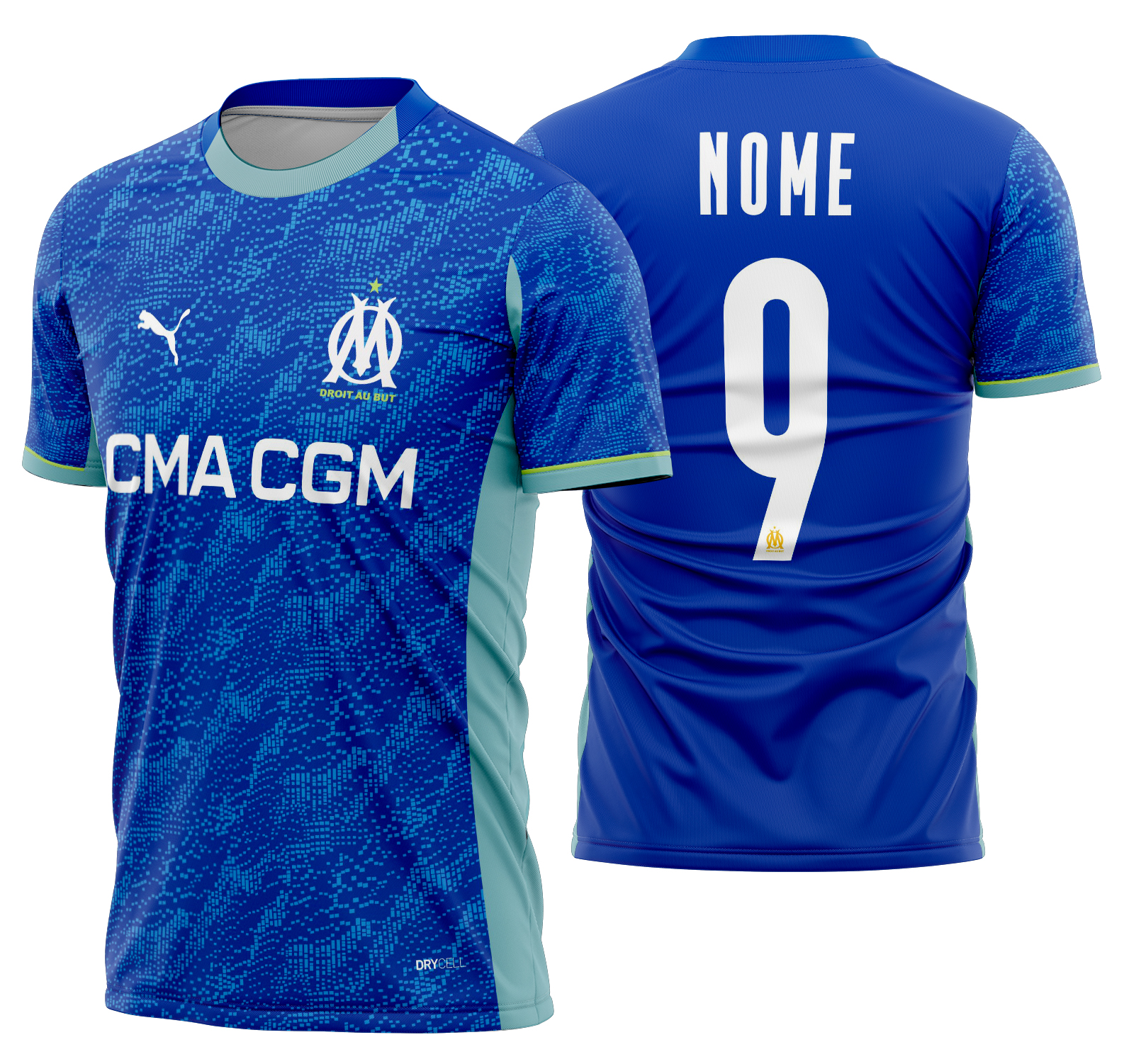 Arte Vetor Camisa Olympique Marseille Terceira 2025-2026