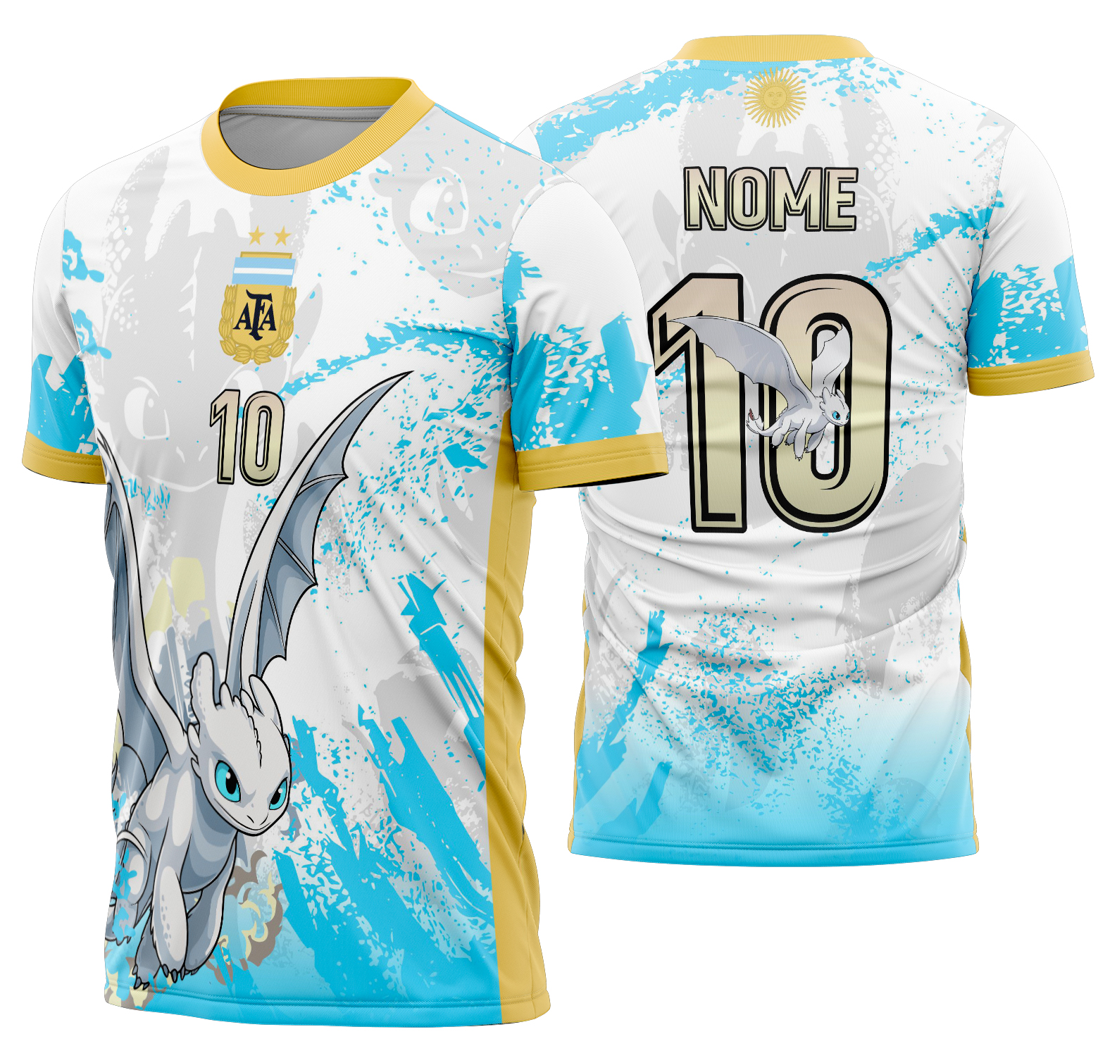 Arte vetor camisa Interclasse banguela white Mod-839