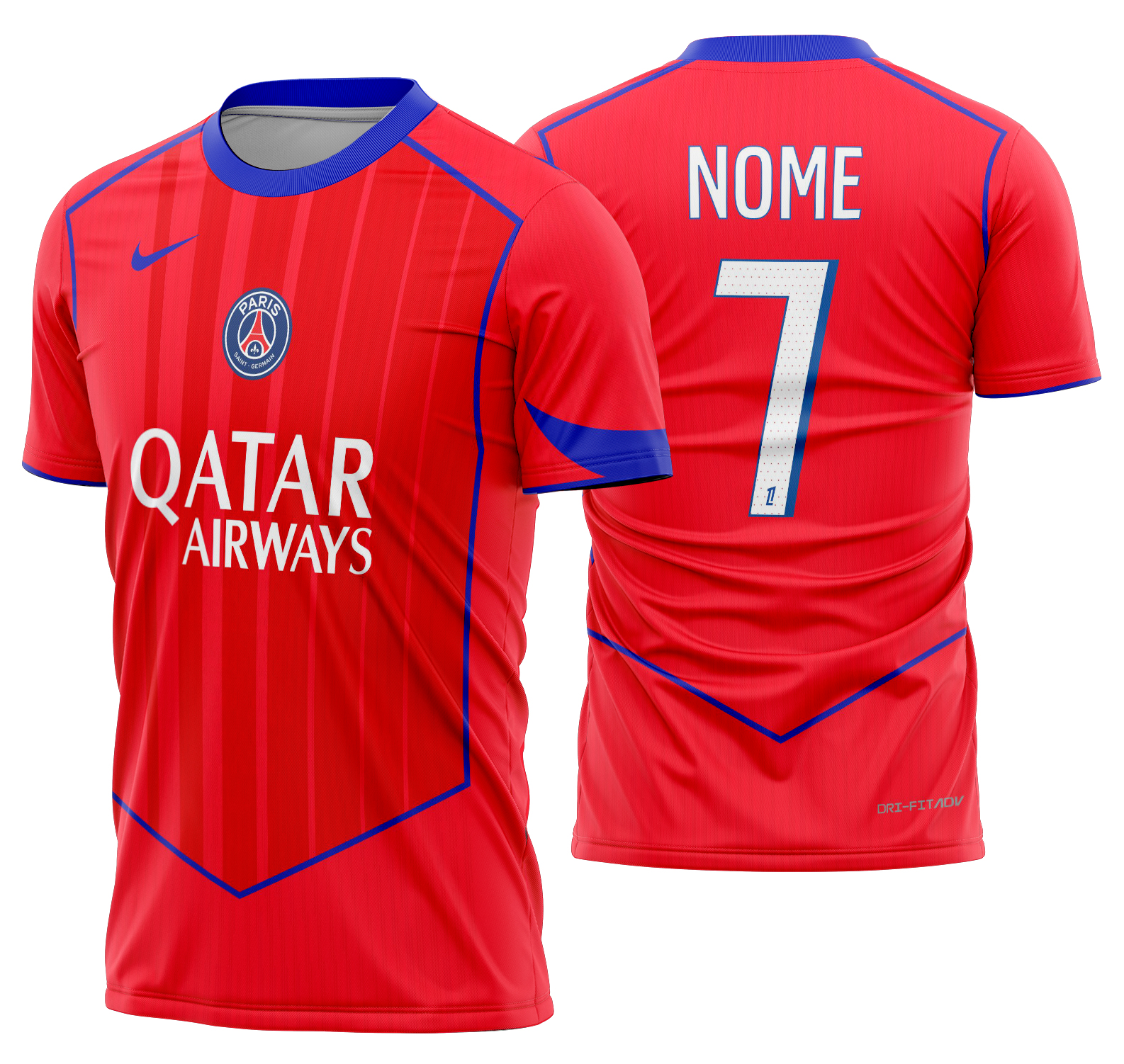Arte Vetor Camisa PSG Terceira 2025-2026